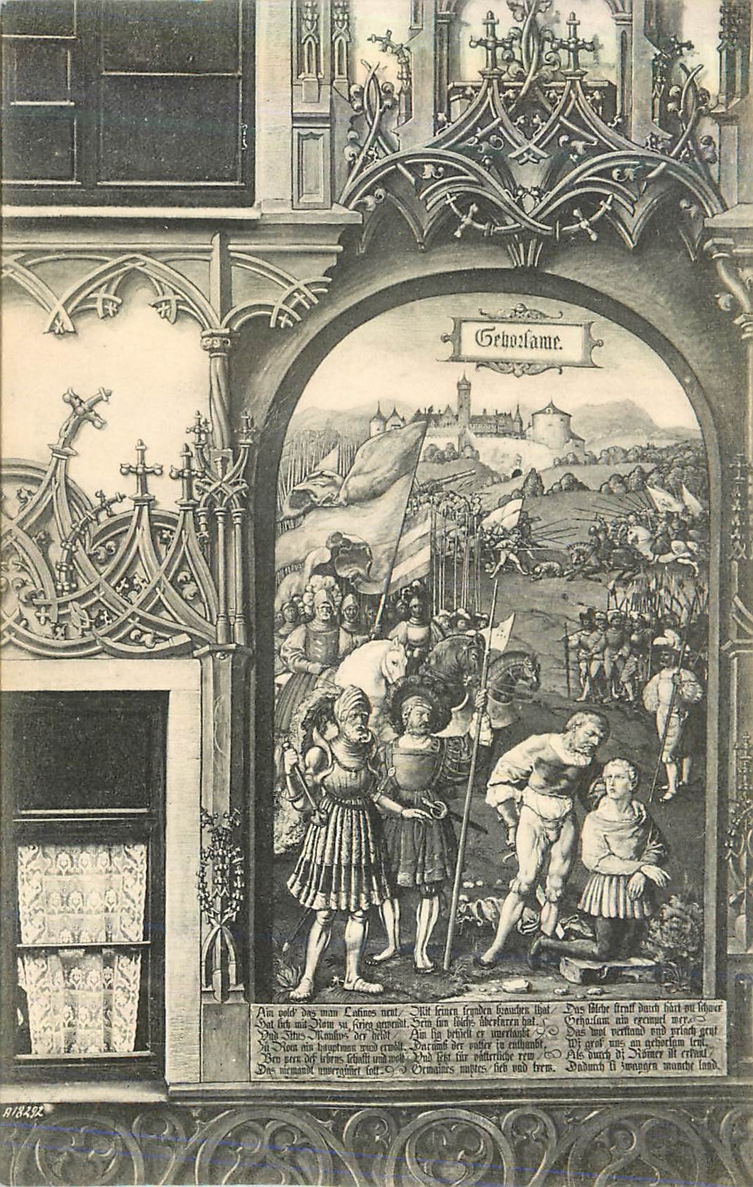 CPA Malereien am almer rathaus