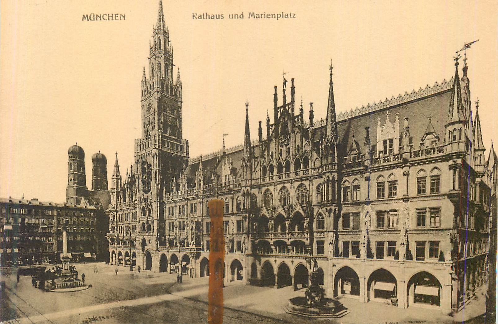 CPA Munchen rathaus und marienplatz