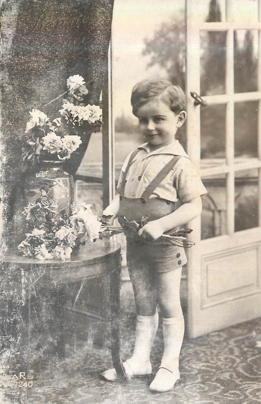 CPA Enfant My country calls me 