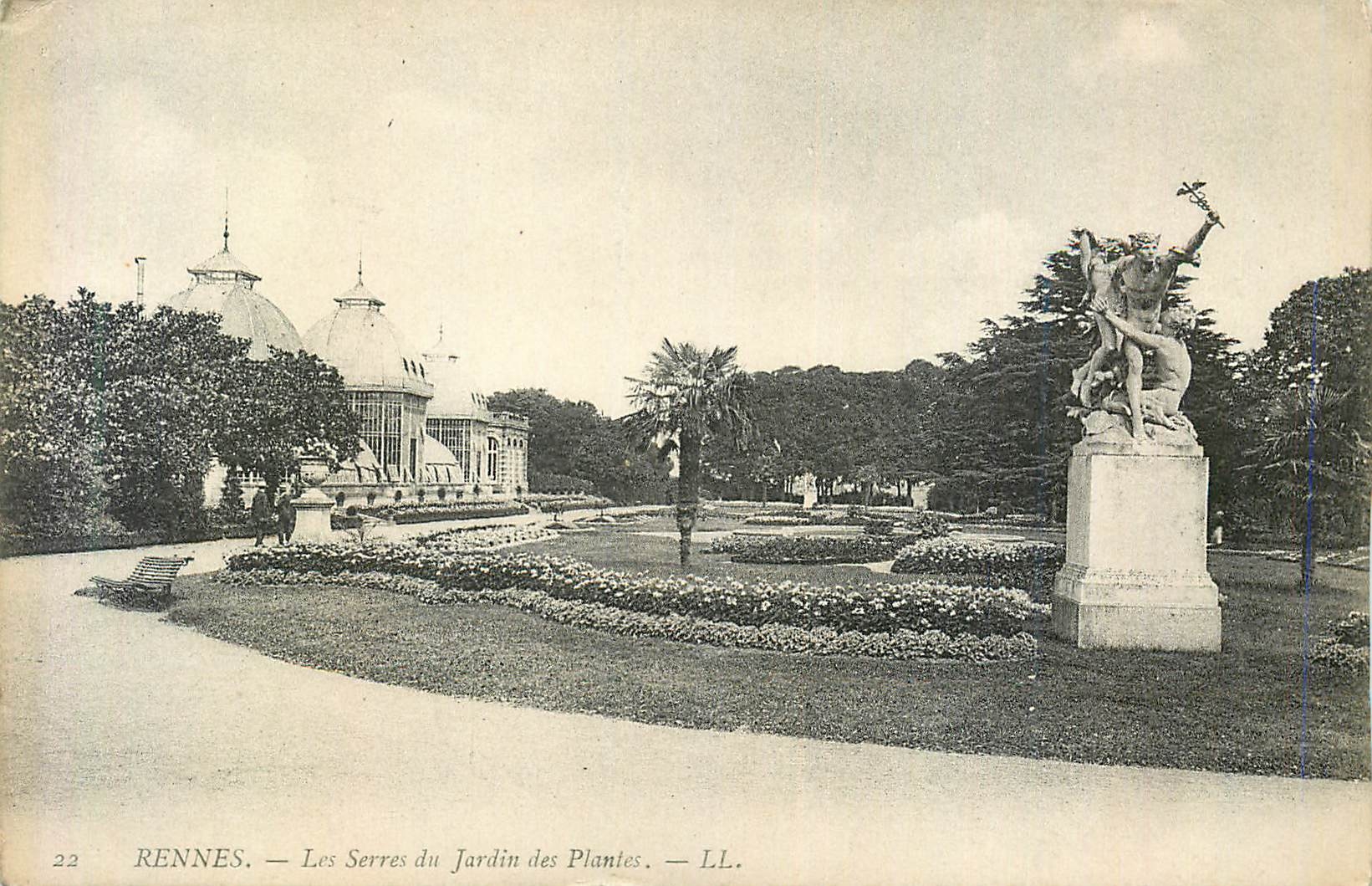 CPA 22 rennes les serres du jardins des plantes
