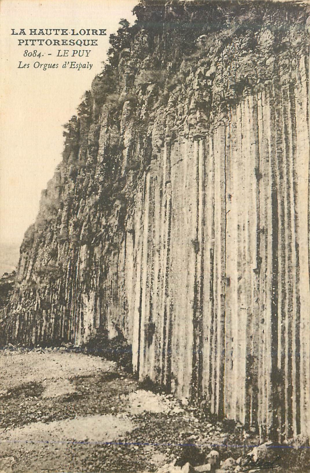 CPA La haute loire pittoresque 8084 le puy les orgues d espaly