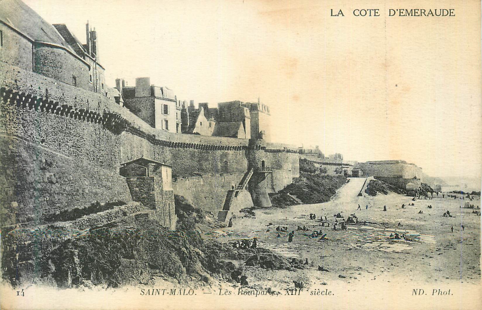 CPA La cote d emeraude saint malo
