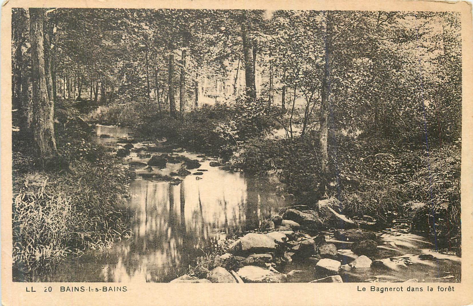 CPA 20 bains les bains le bagnerot dans la foret