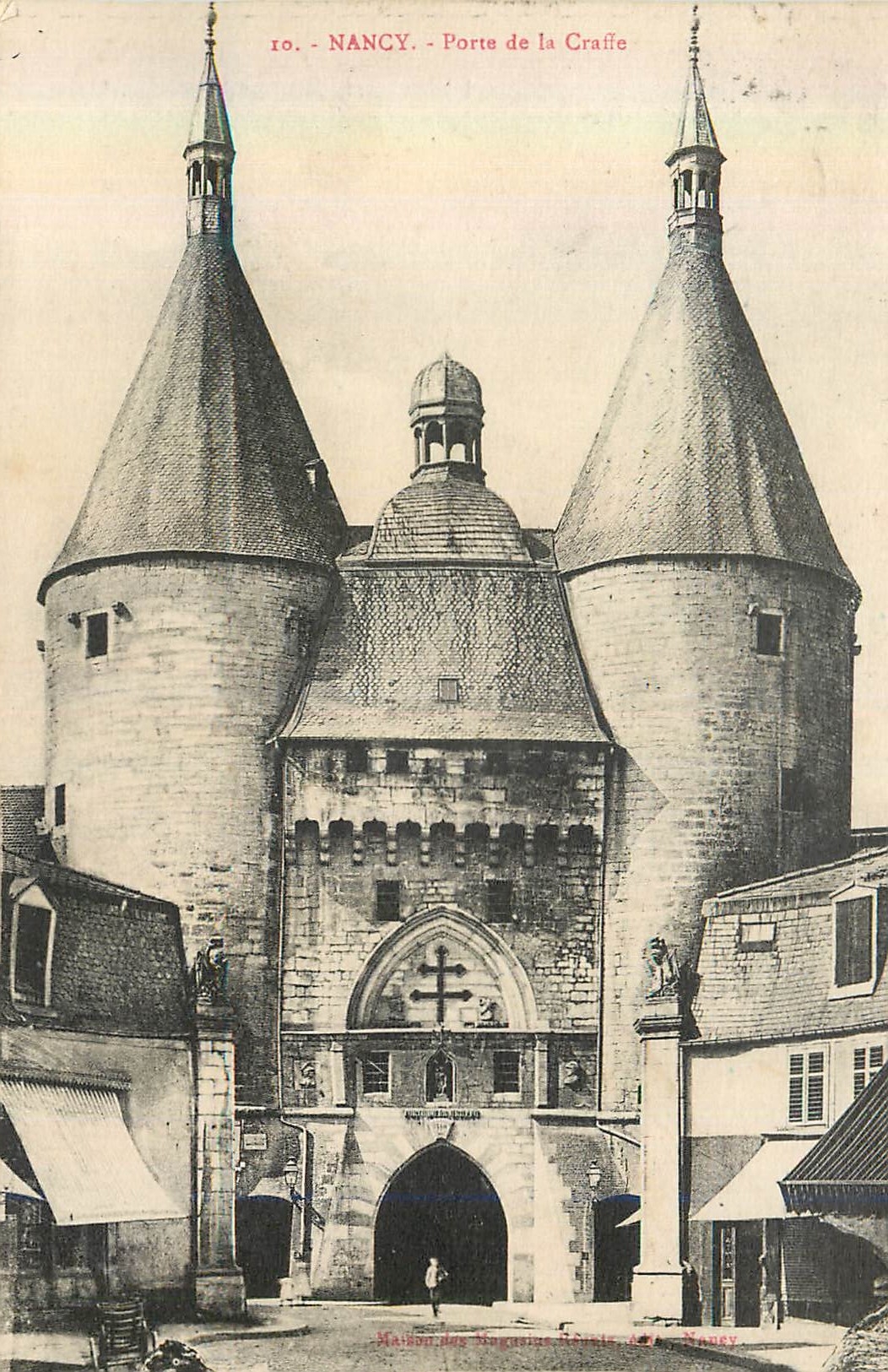 CPA 10 nancy porte de la craffe