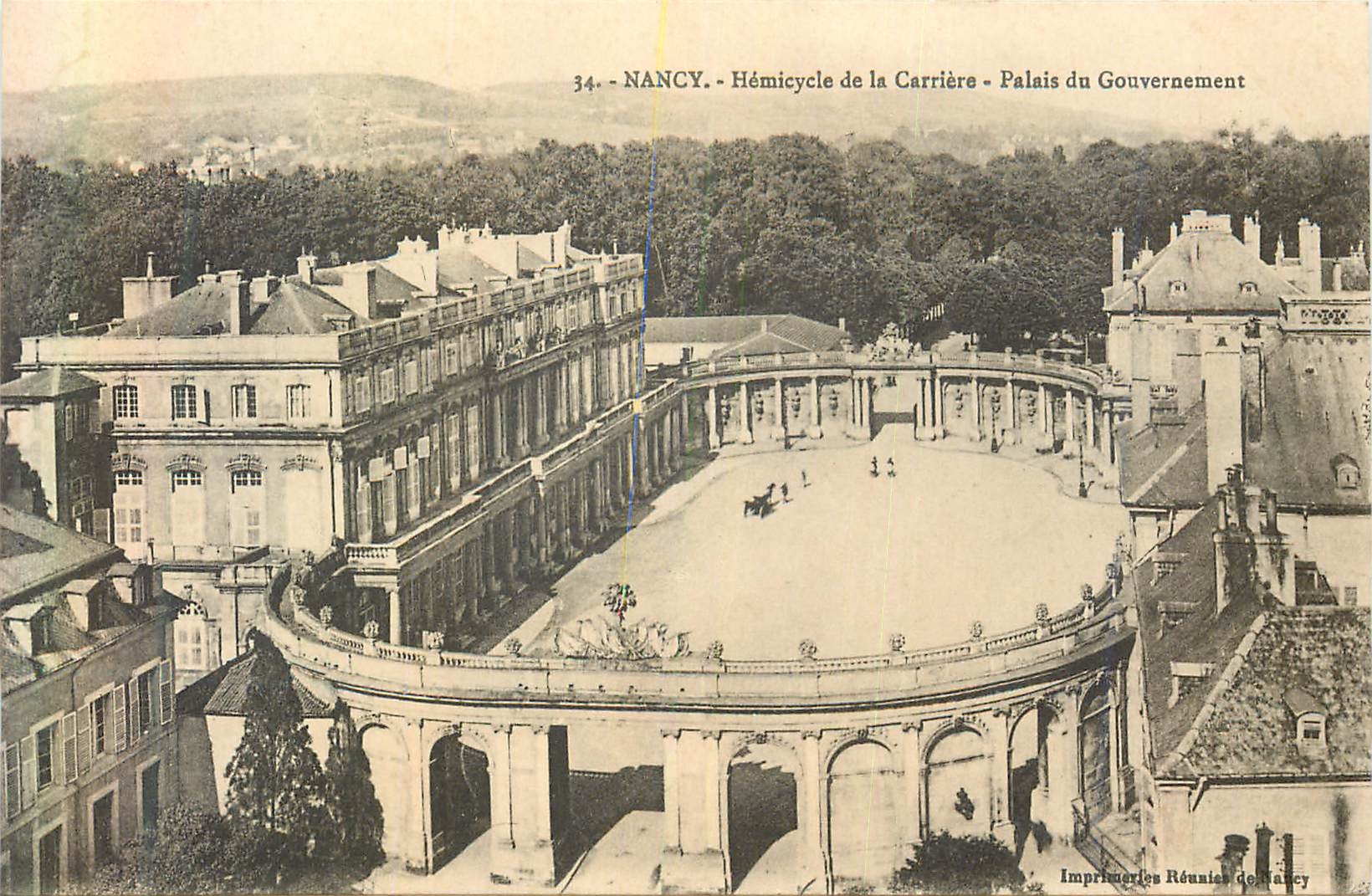 CPA 14 nancy hemicycle de la carriere palais du gouvernement