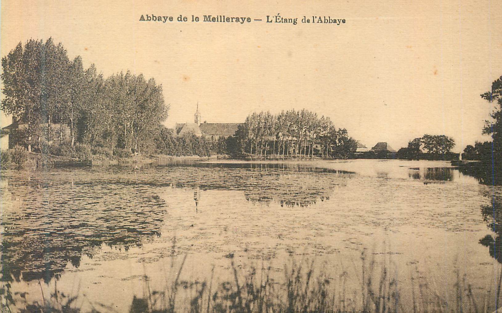 CPA Abbaye de la Meilleraye L'Etang de l'Abbaye