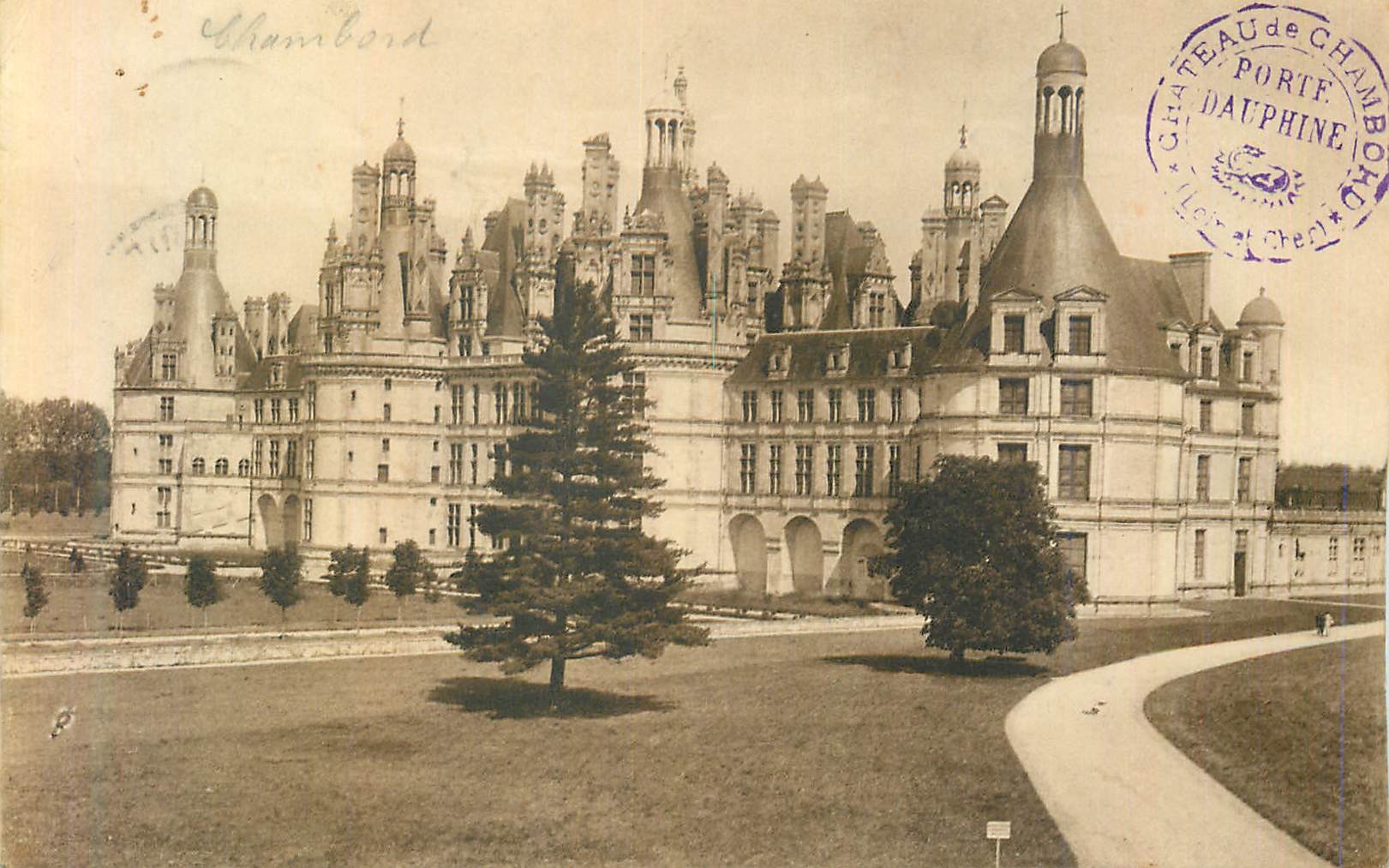 CPA Chambord Le Chateau Facade Septentrionale