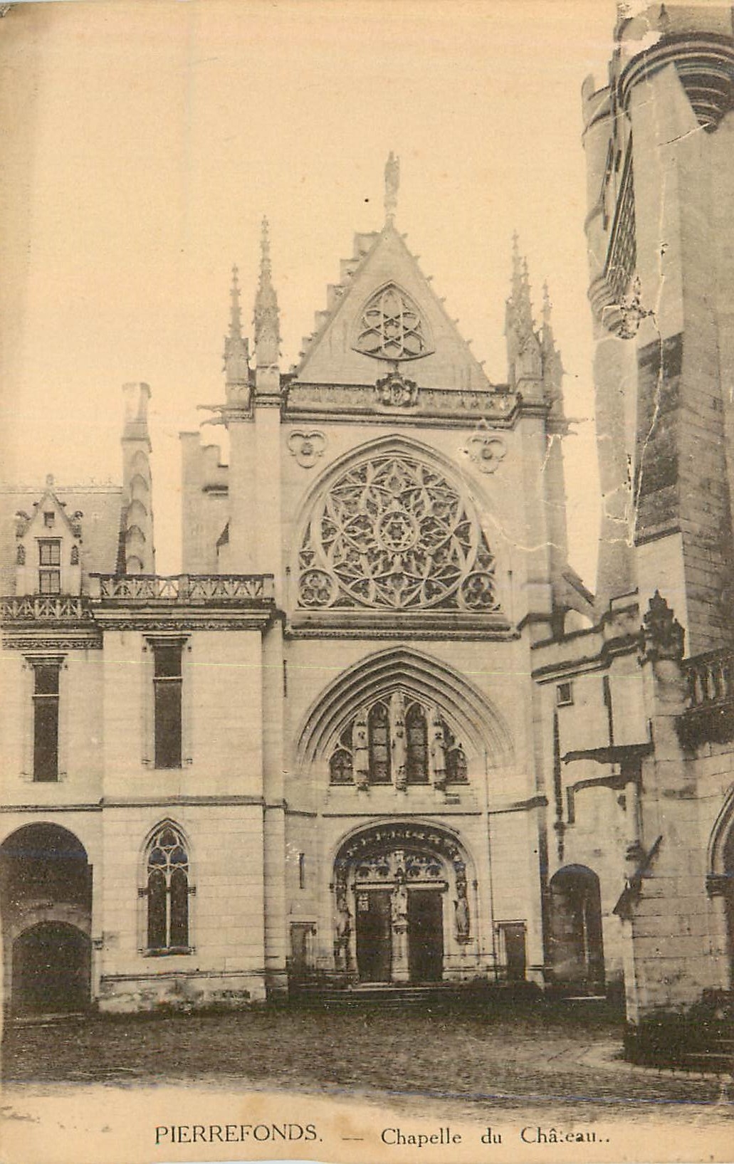 CPA Pierrefonds Chapelle du Chateau