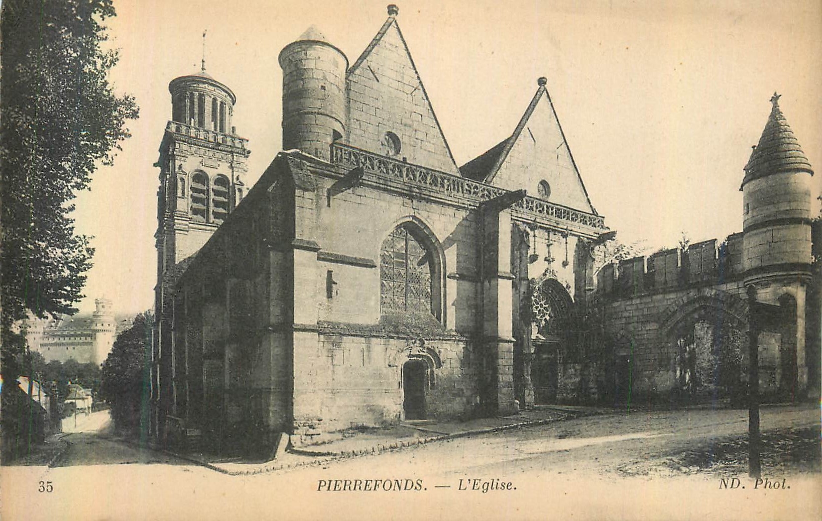 CPA Pierrefonds L'Eglise