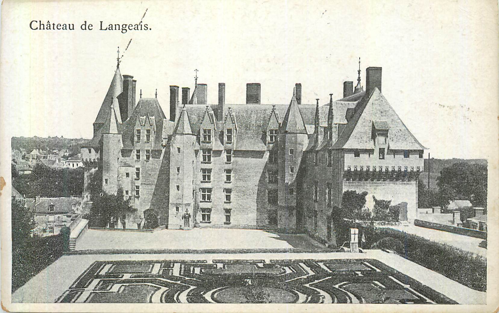 CPA Chateau de Langeais