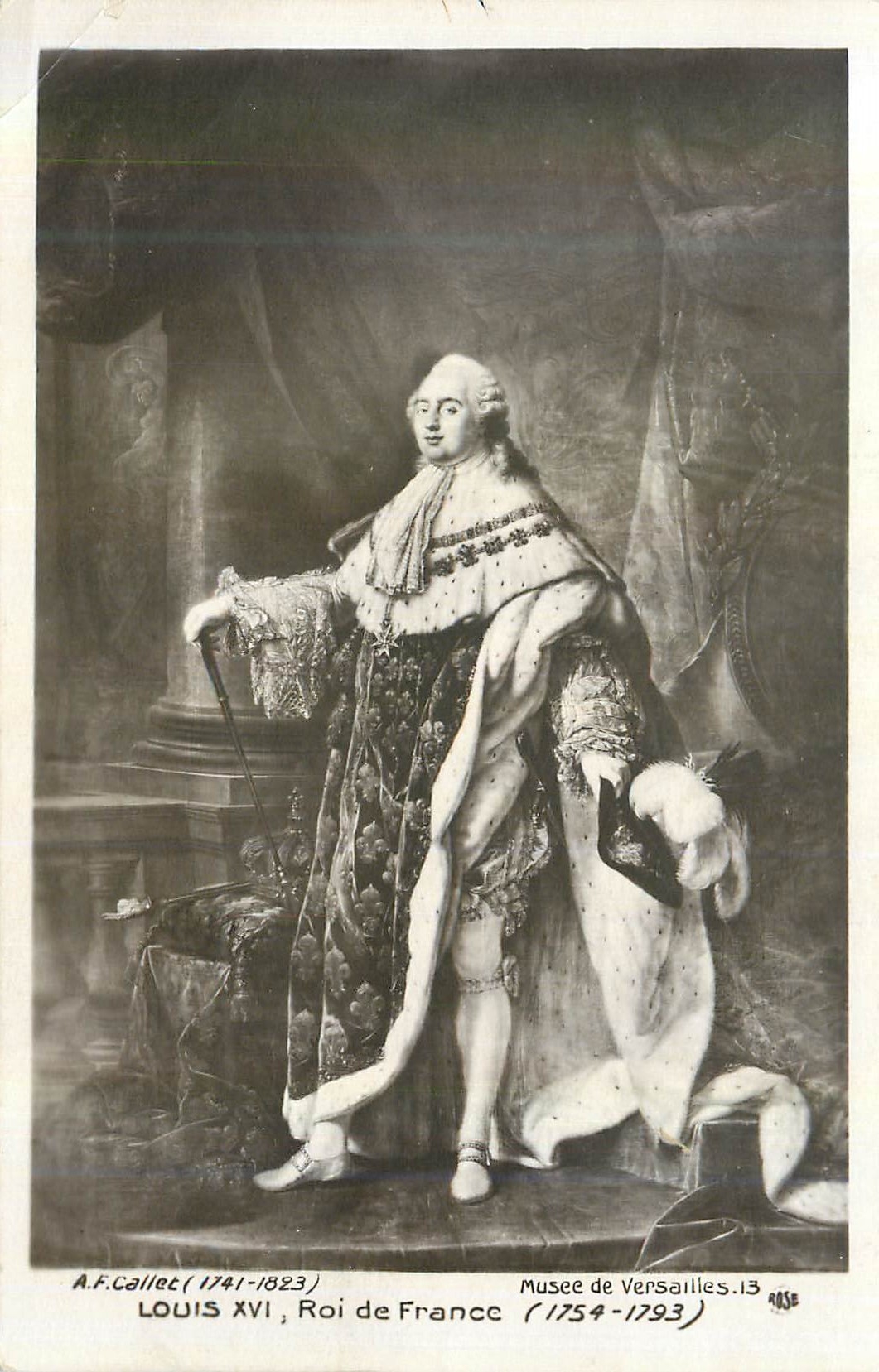 CPA Musee de Versailles Louis XVI Roi de France (1754 1793)