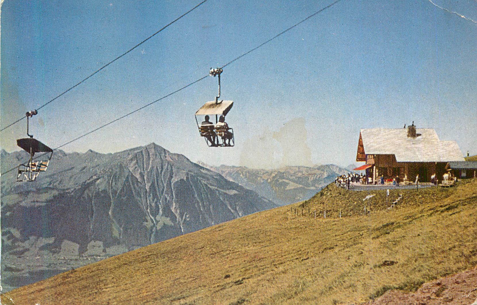 CPM Berghaus und Berghotel Niederhorn 1905 m