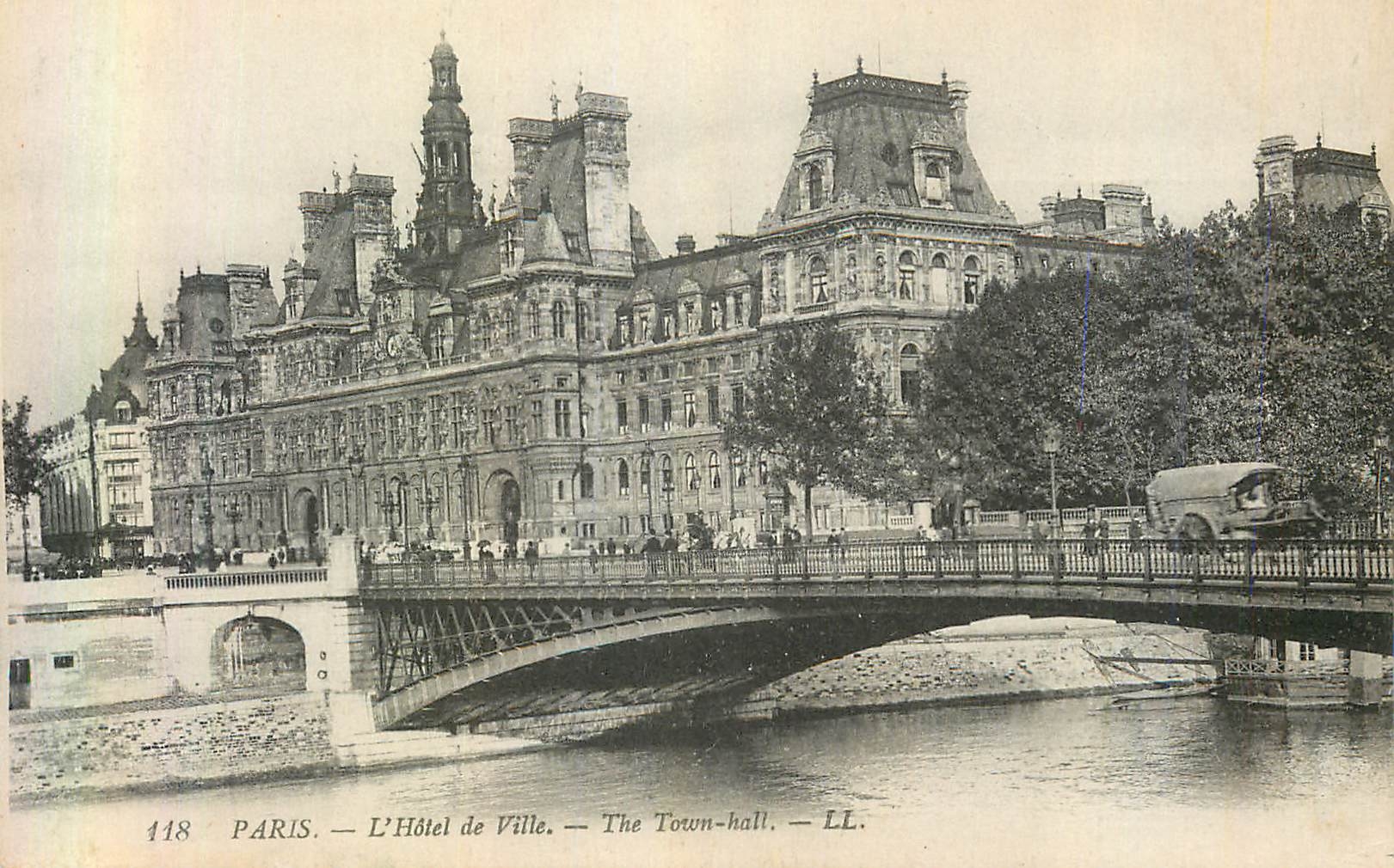 CPA Paris l'Hotel de Ville