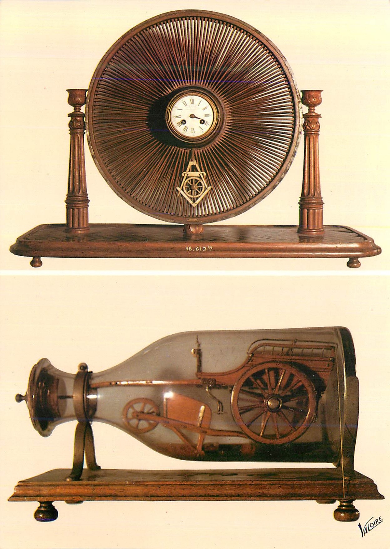 CPM Musee du Compagnonnage Tours Charrette anglaise et Brouette dans une Carafe du Compagnon