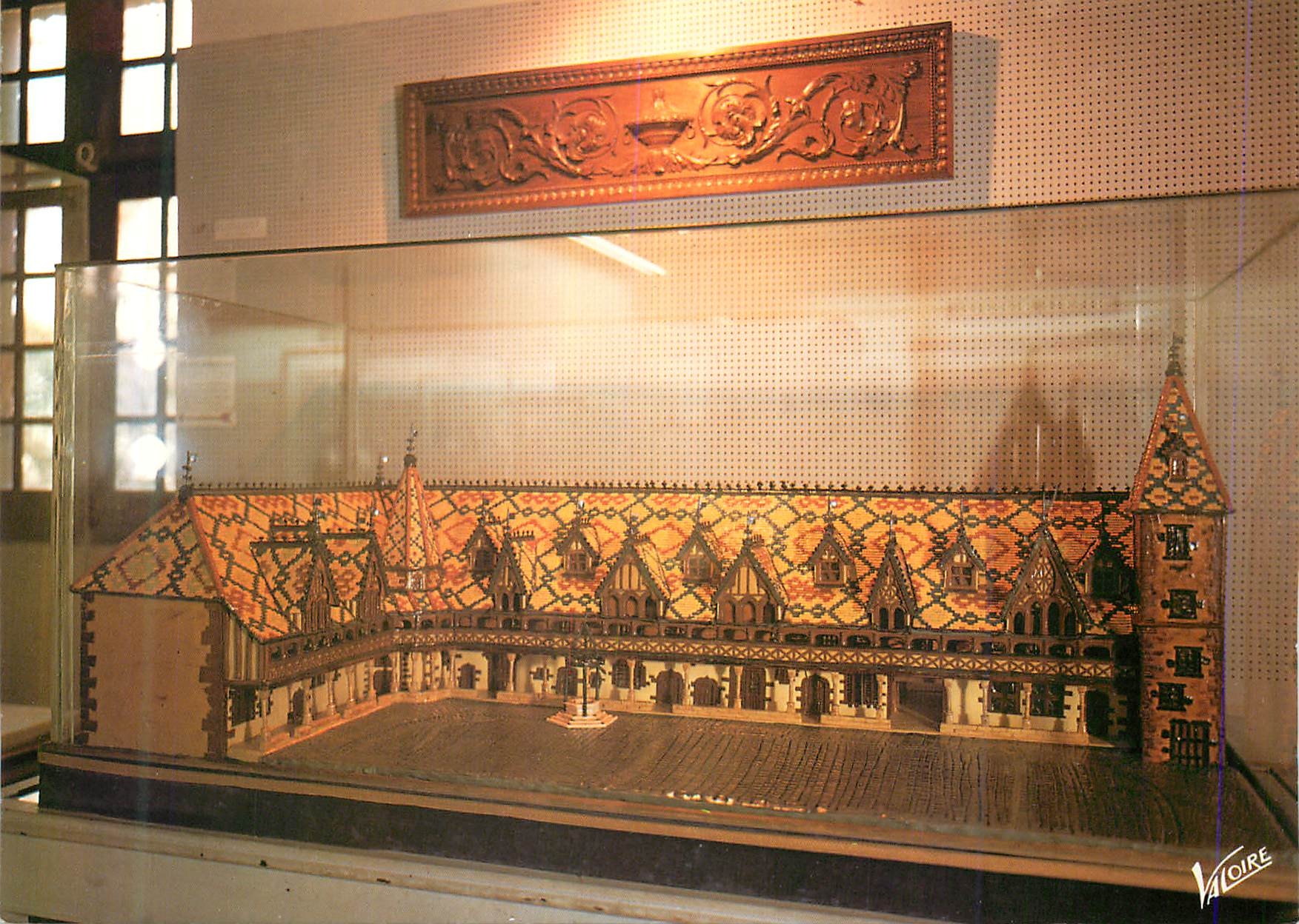 CPM Musee du Compagnonnage Tours Unique au Monde Hotel Dieu de Beaune fait de 2 Kilo de Pates a nouilles par Georges Bou