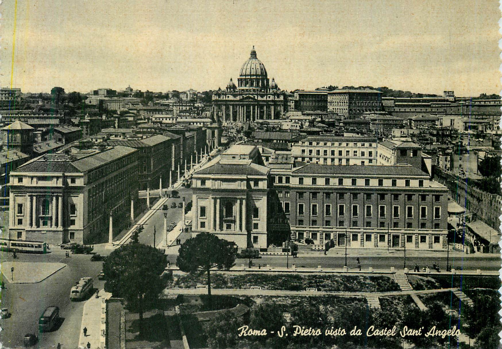 CPM Roma St Pietro Visto da Castel Sant'Angelo