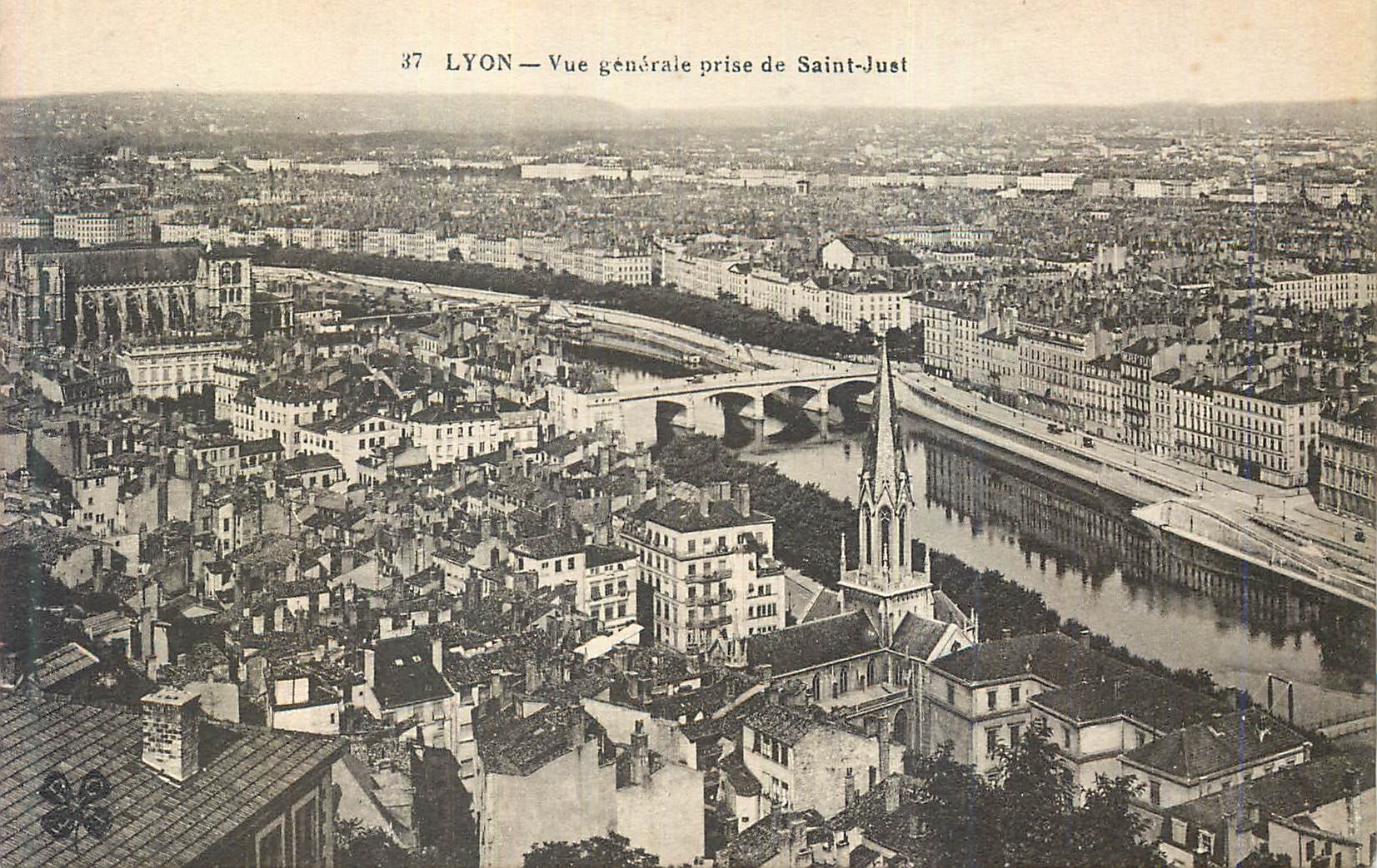CPA Lyon Vue Generale prise de Saint Juet