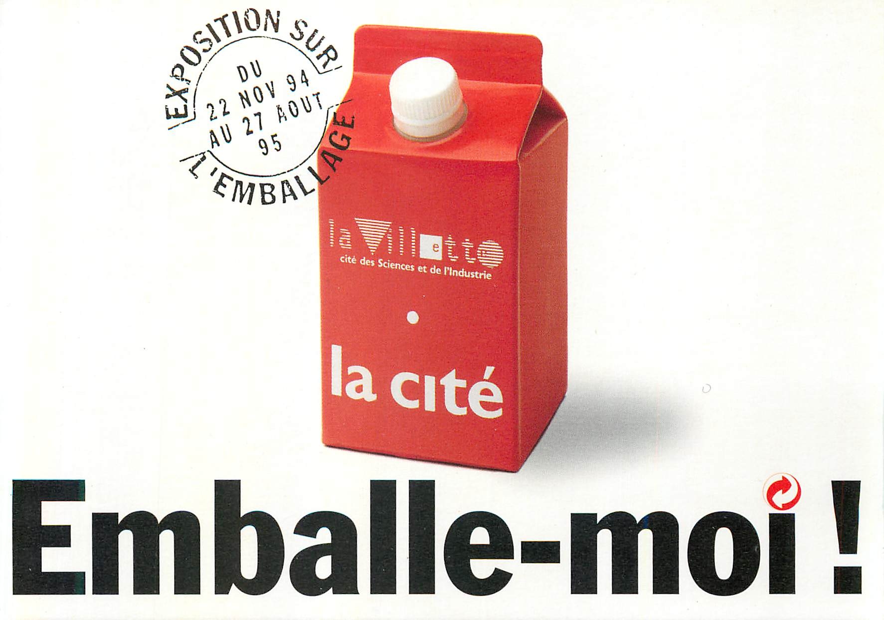 CPM Exposition sur l'Emballage La Cite Emballe moi
