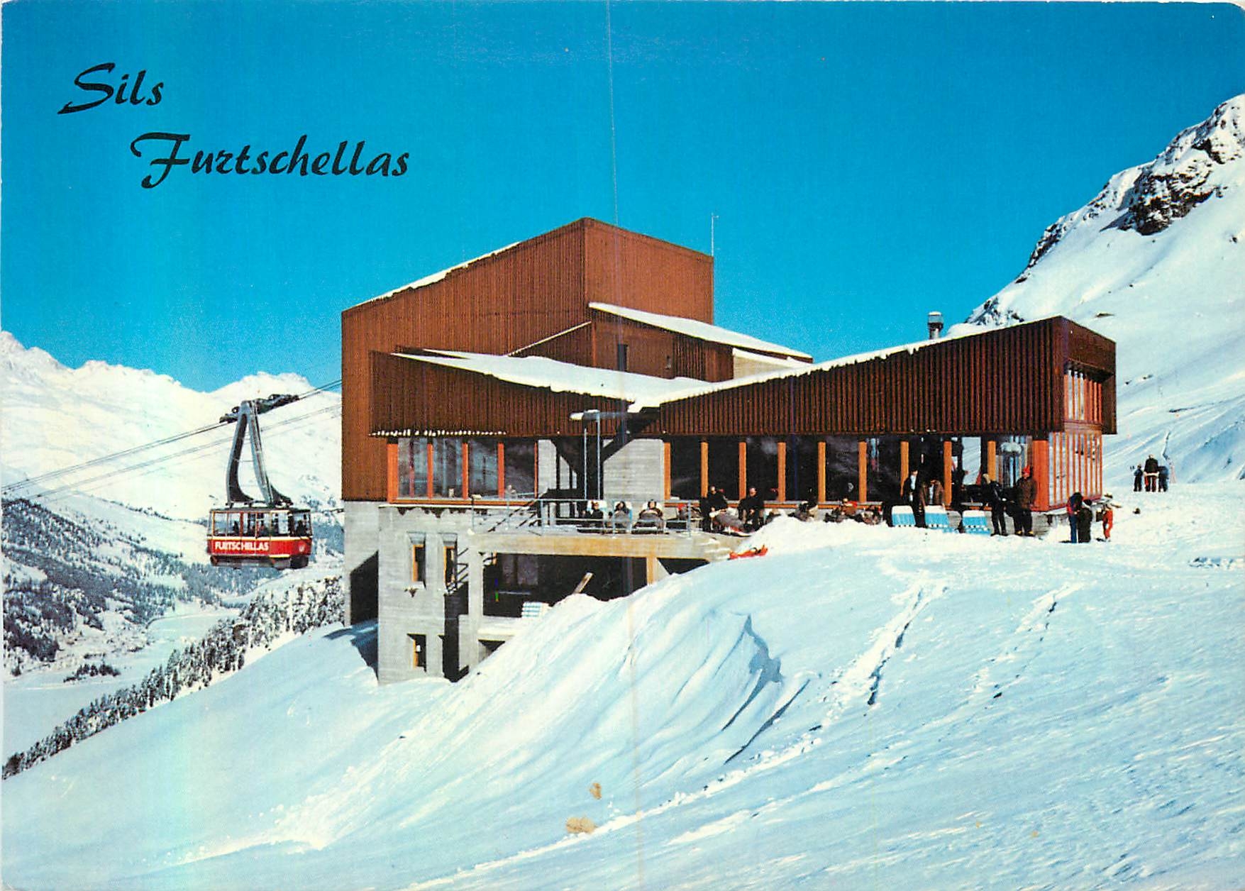 CPM Sils Furtschellas Sils i Oberengadin Endstation der Luftseilbahn Furtschellas
