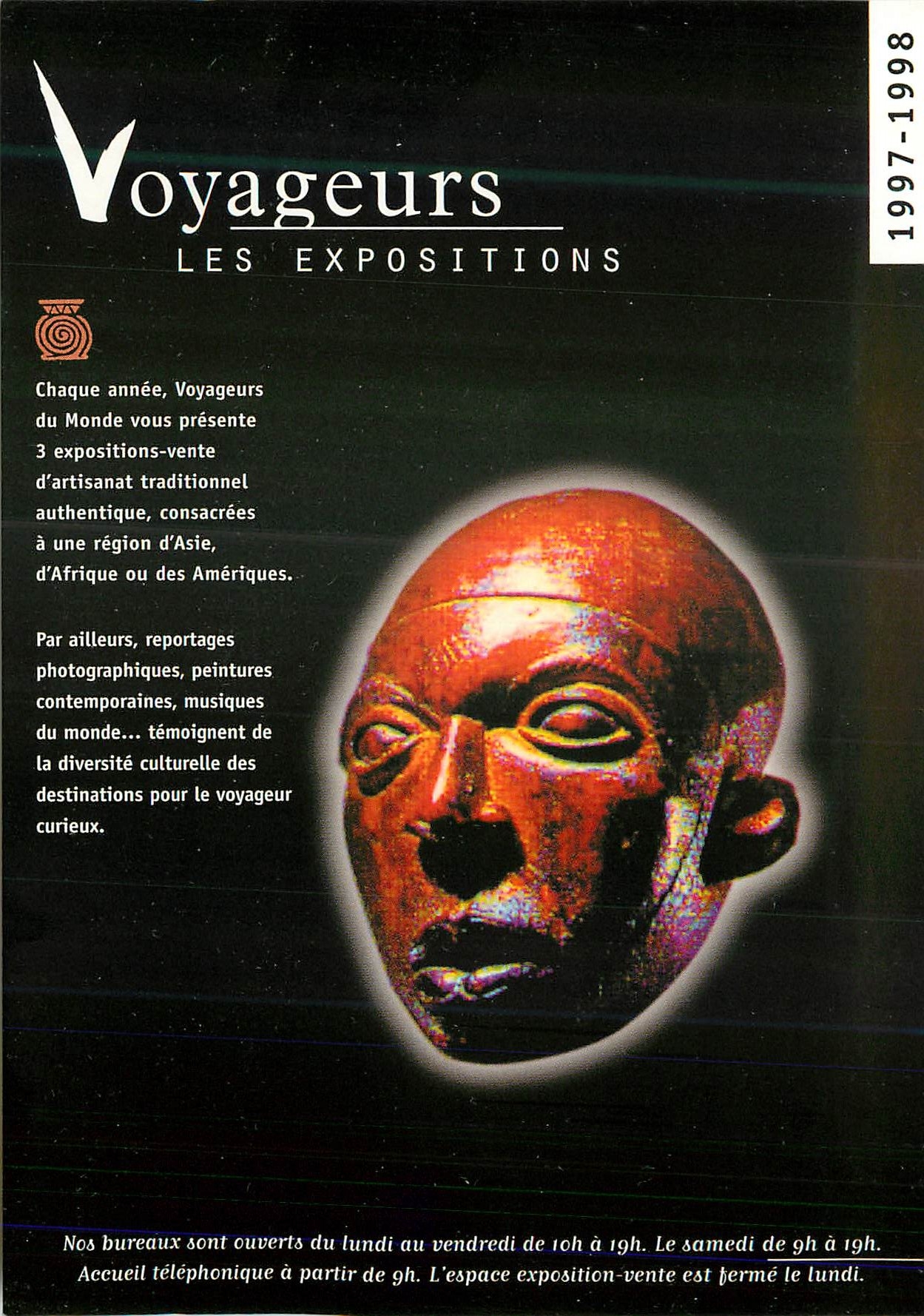 CPM Voyageurs Les Expositions 1997 1998