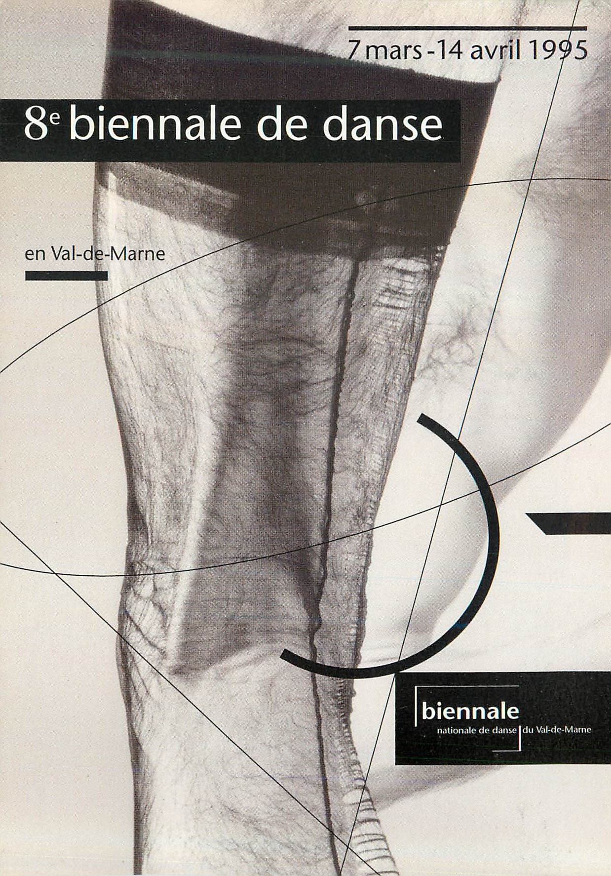 CPM 8e Biennale de Danse 7 mars 14 Avril 1995 Val de Marne