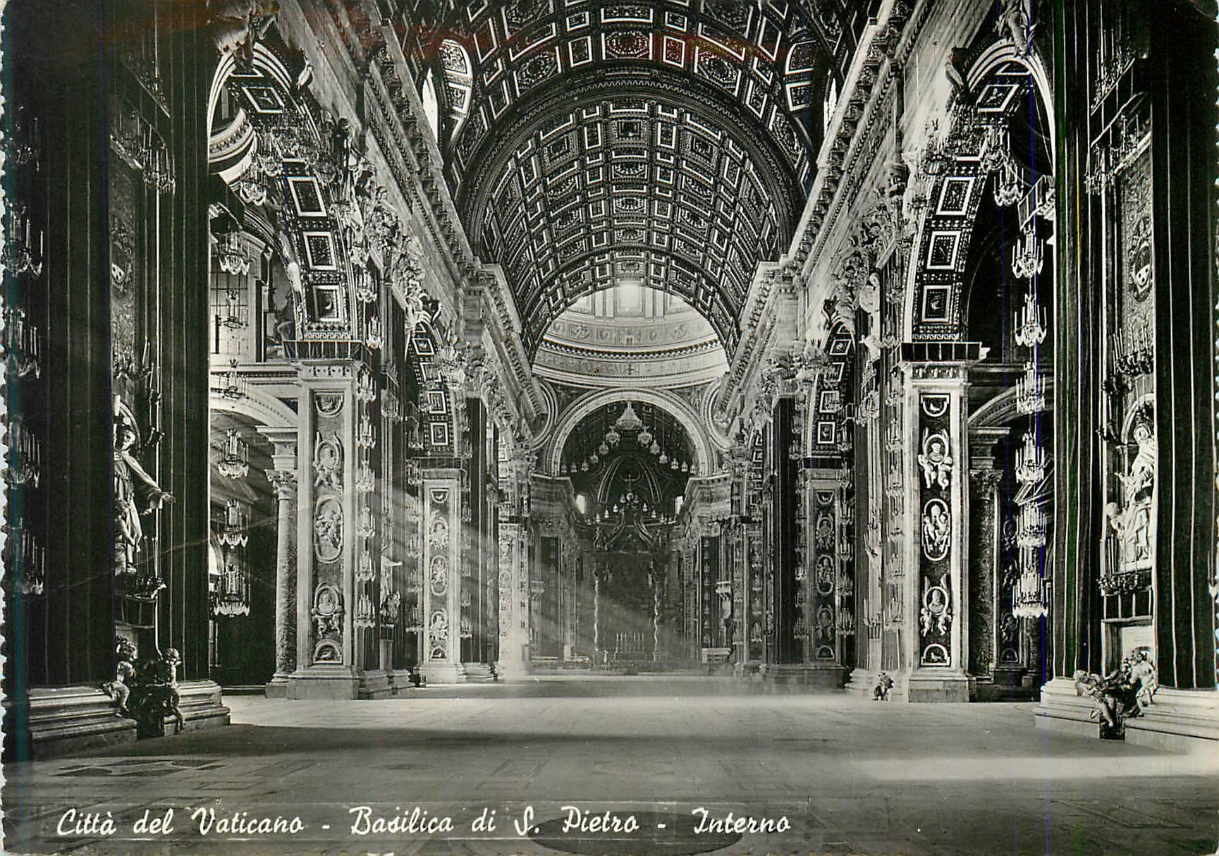 CPM Cita del Vaticano Basilica di S Pietro Interno