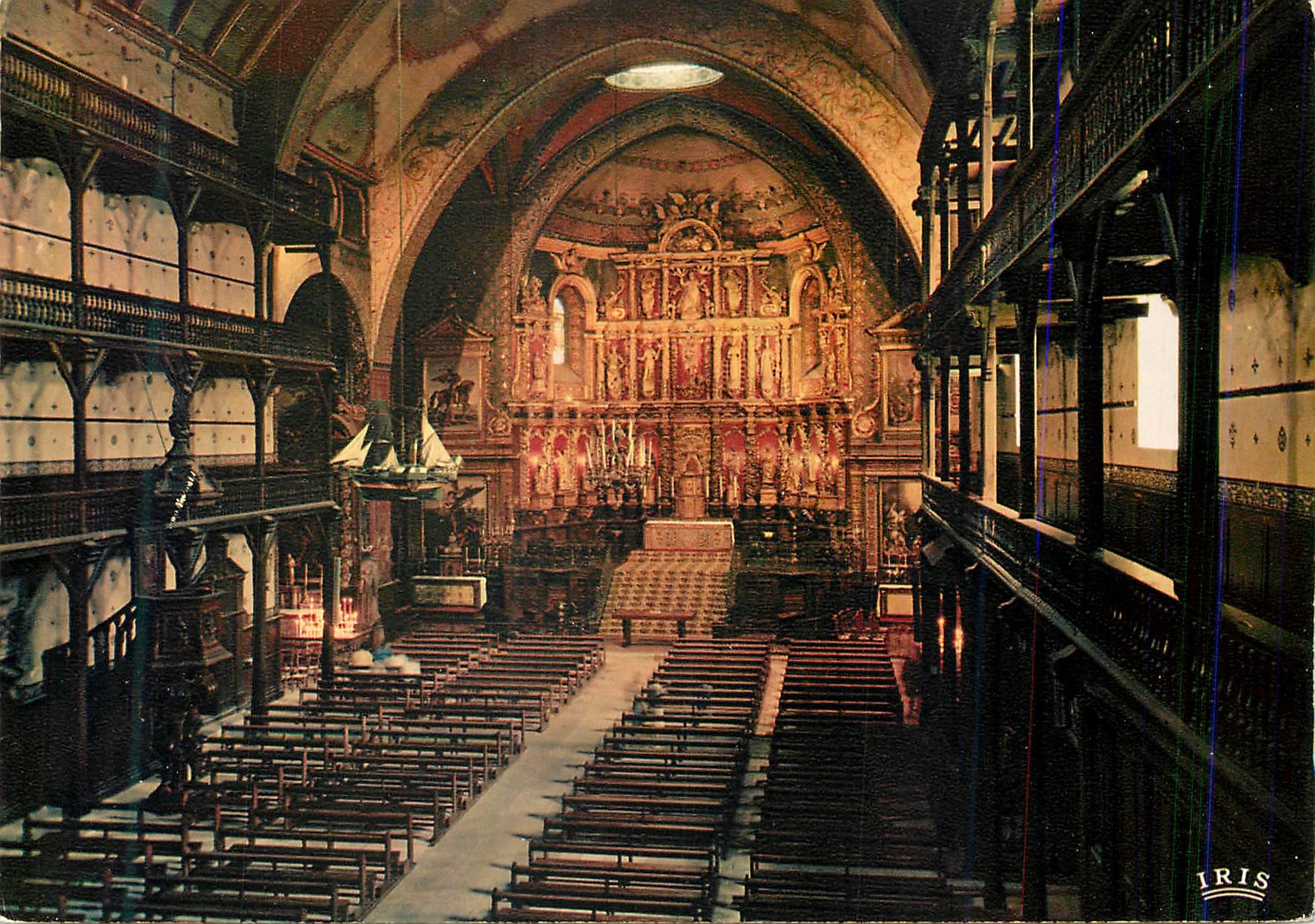 CPM St Jean de Luz (B Pyr) Eglise ou eut Lieu le Mariage de Louis XIV et de l'Infante d'Espagne