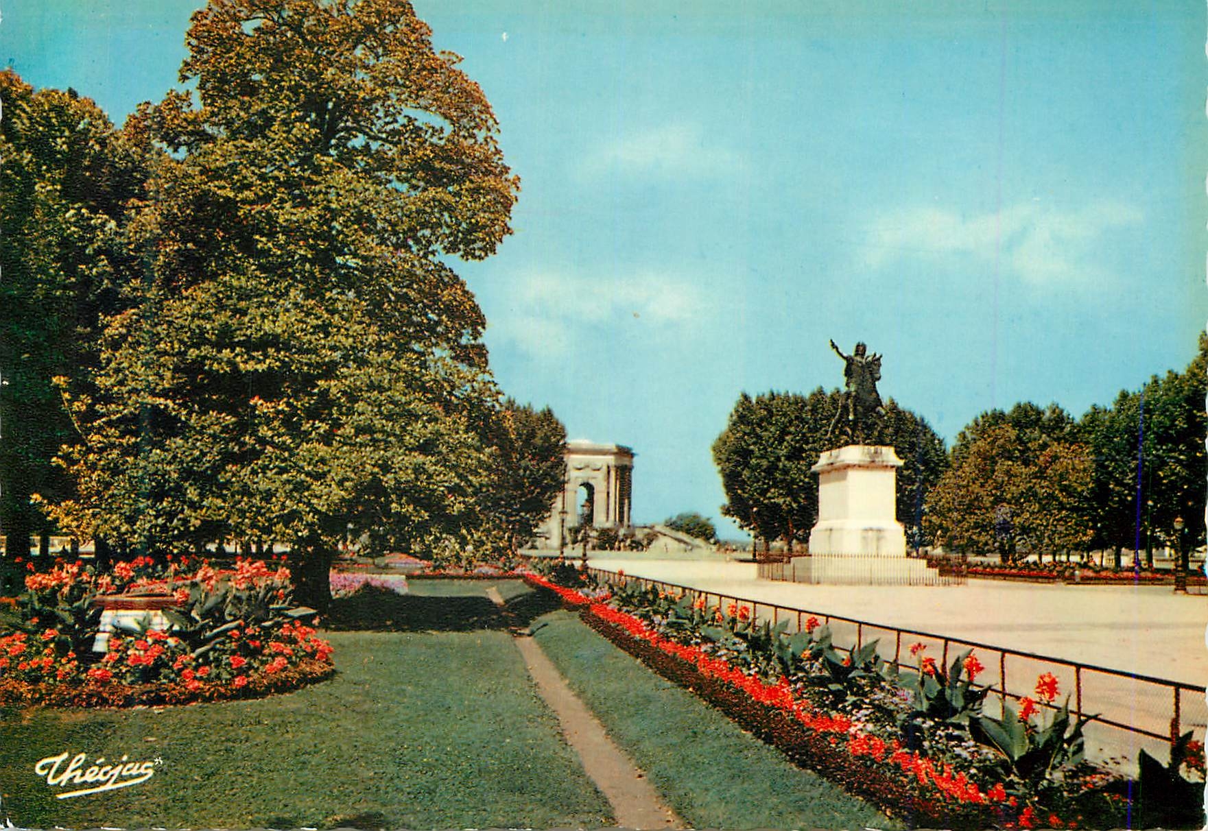 CPM Montpellier (Herault) Promenade du Peyrou