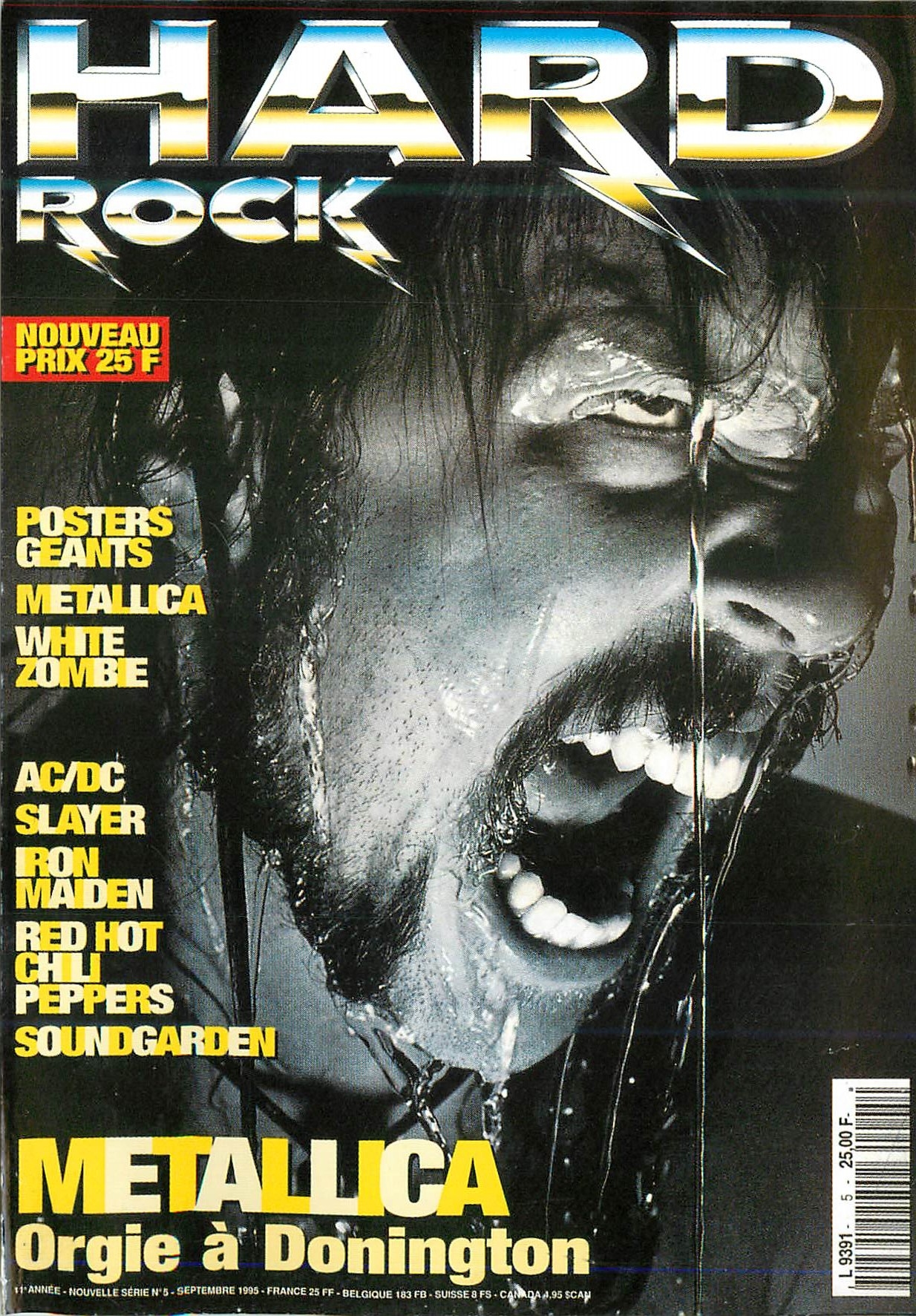 CPM Paris Hard Rock Metallica Orgie a Donington Promocartes Metallica Soundgarden Red Hot Chili Peppers