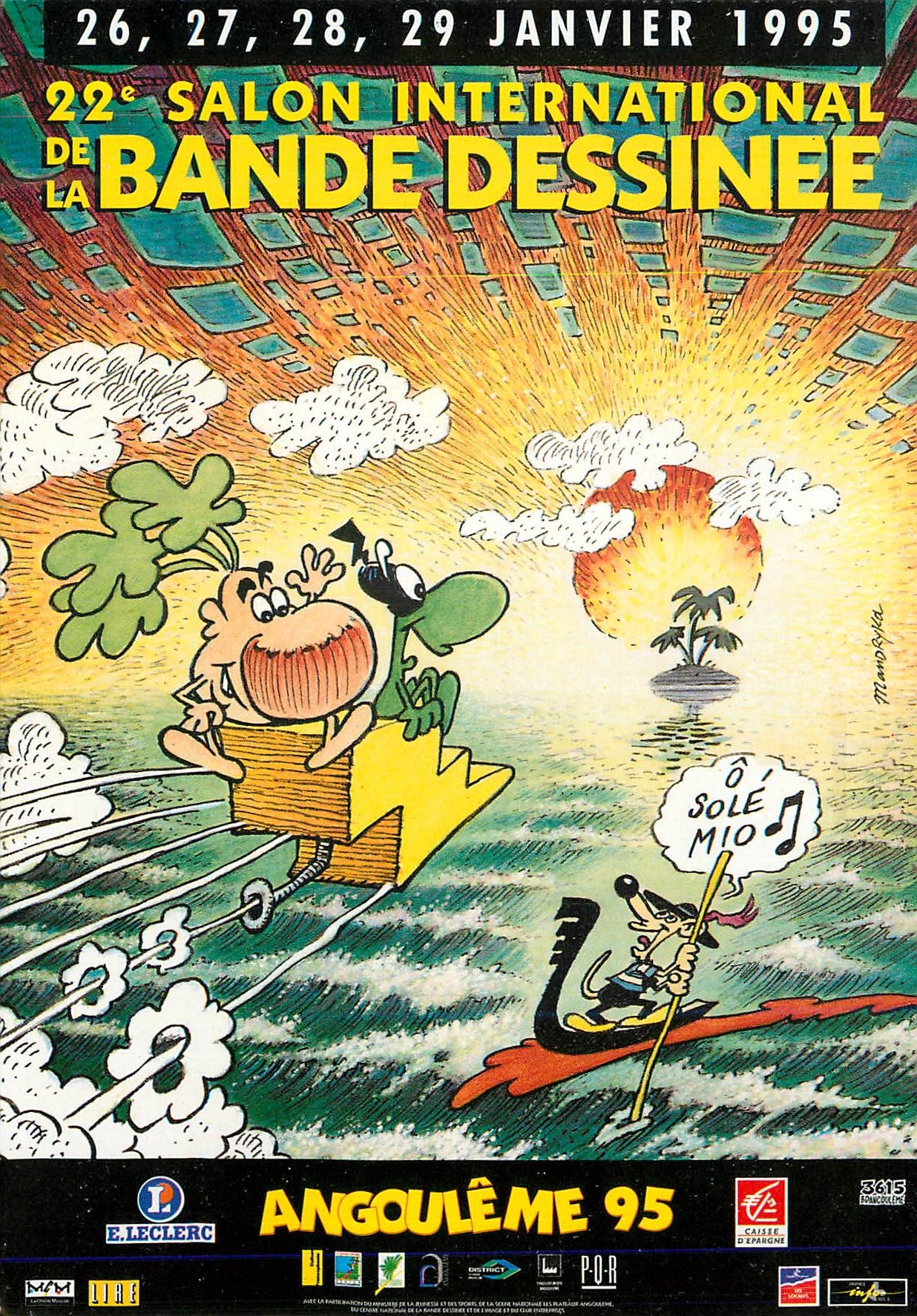 CPM Salon International de la Bande Dessinee Angouleme 95
