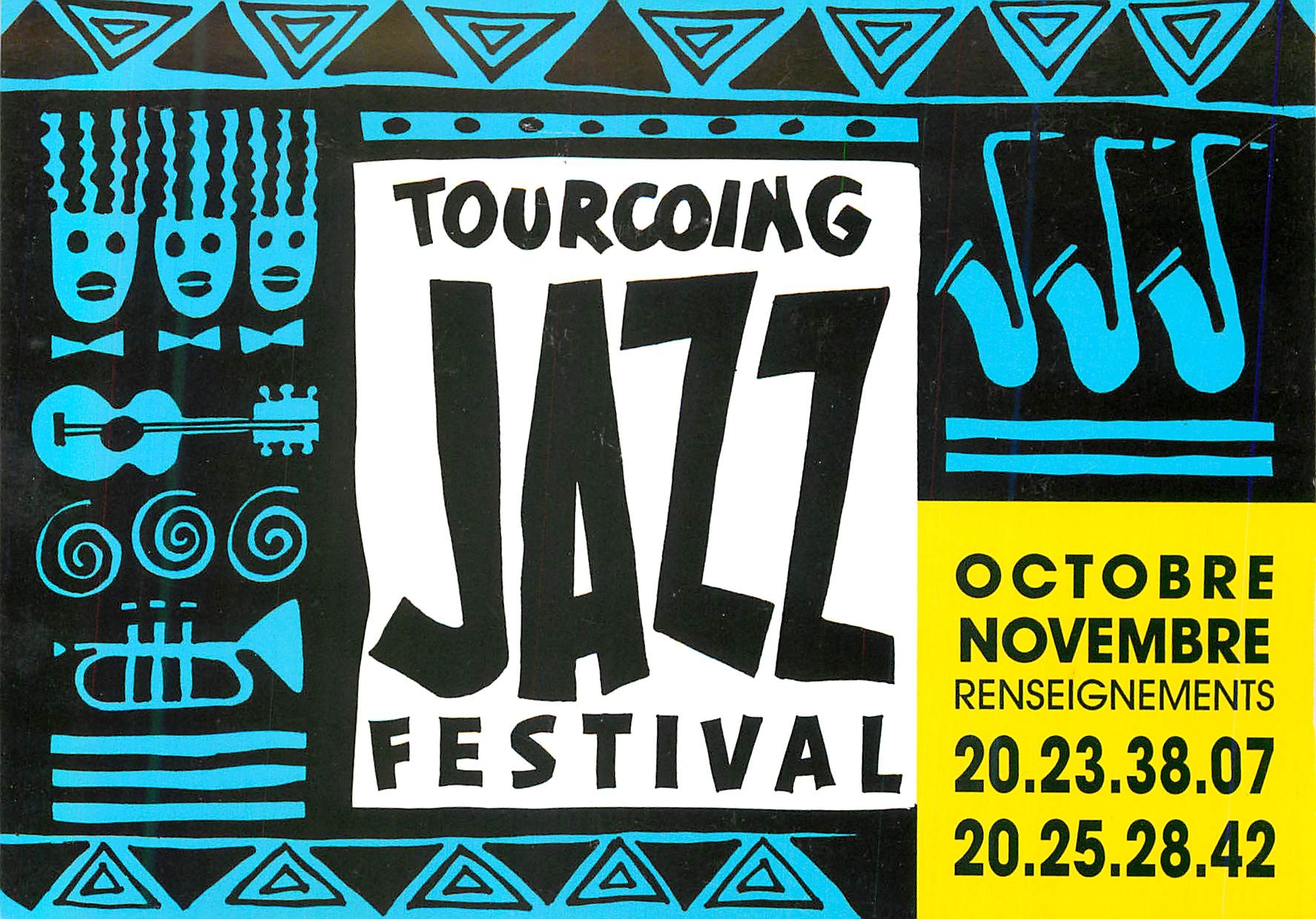 CPM 6eme Tourcoing Jazz Festival Octobre Novembre 1992