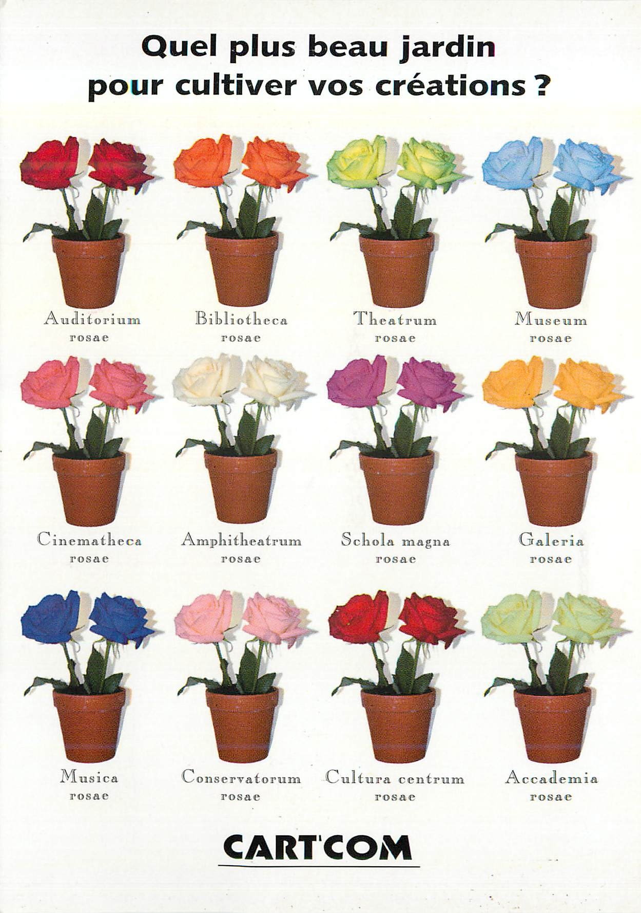 CPM Quel plus beau Jardin pour Cultiver vos Creations Cart'Com