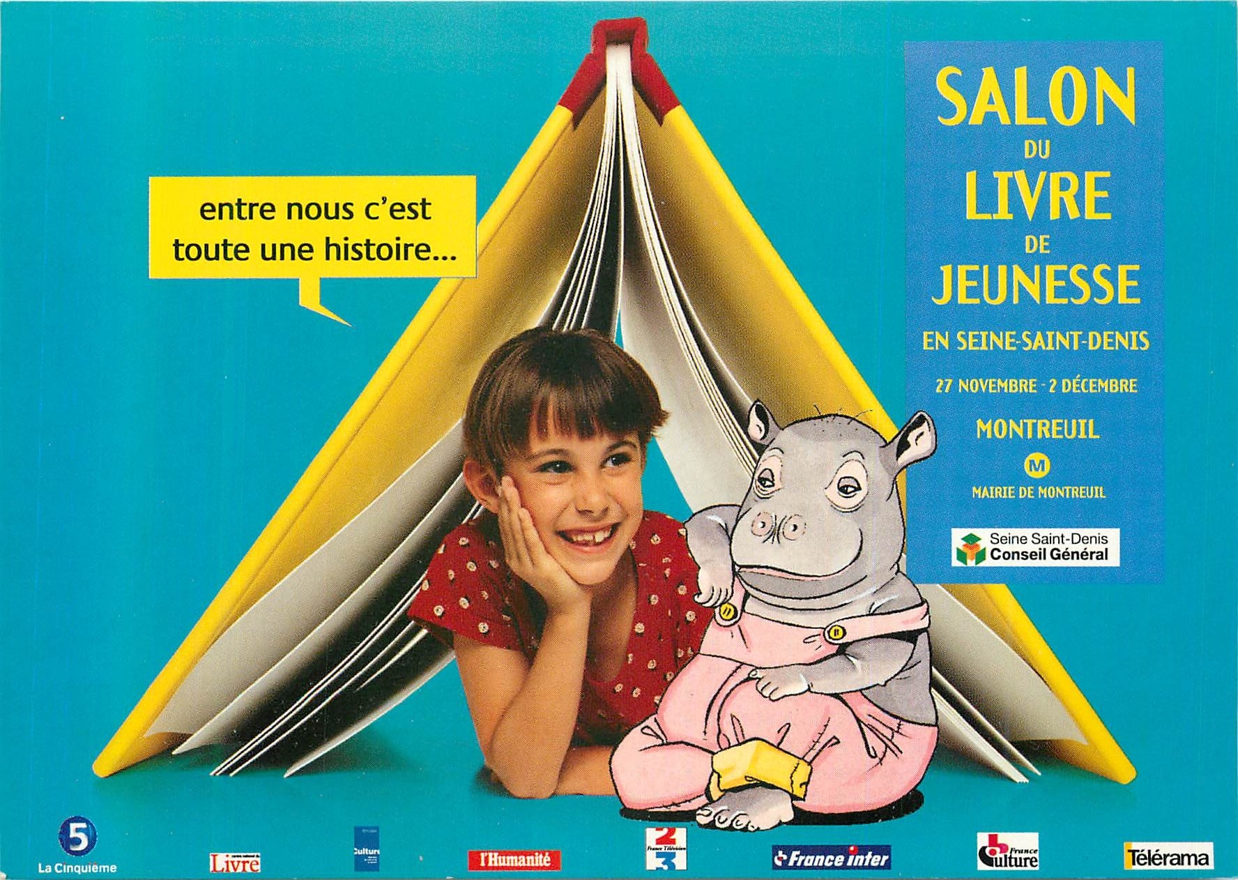 CPM Salon du Livre de Jeunesse En Seine Saint Denis Montreuil C'est toute Une Histoire