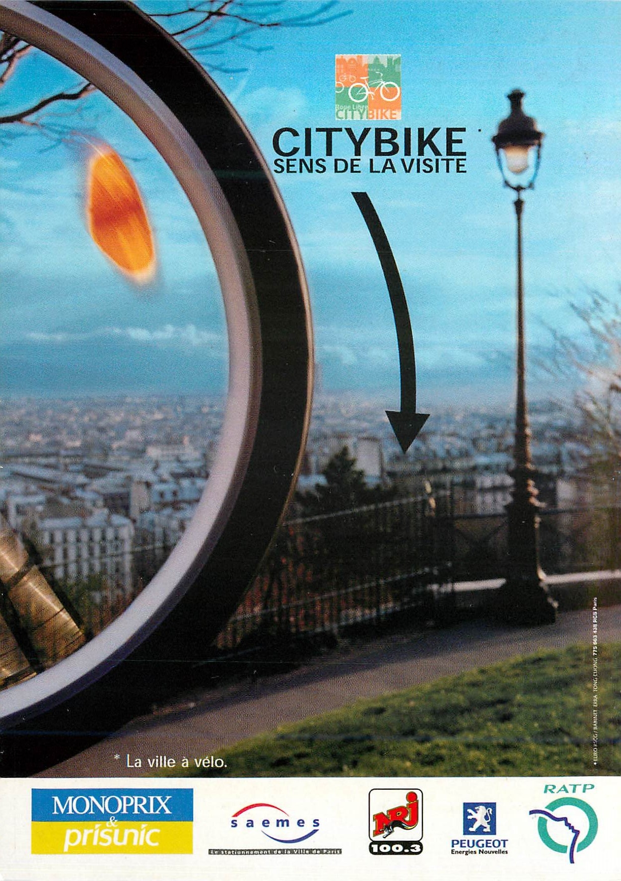 CPM Citybike Sens de la Visite Monoprix Prisunic Velo Cycle