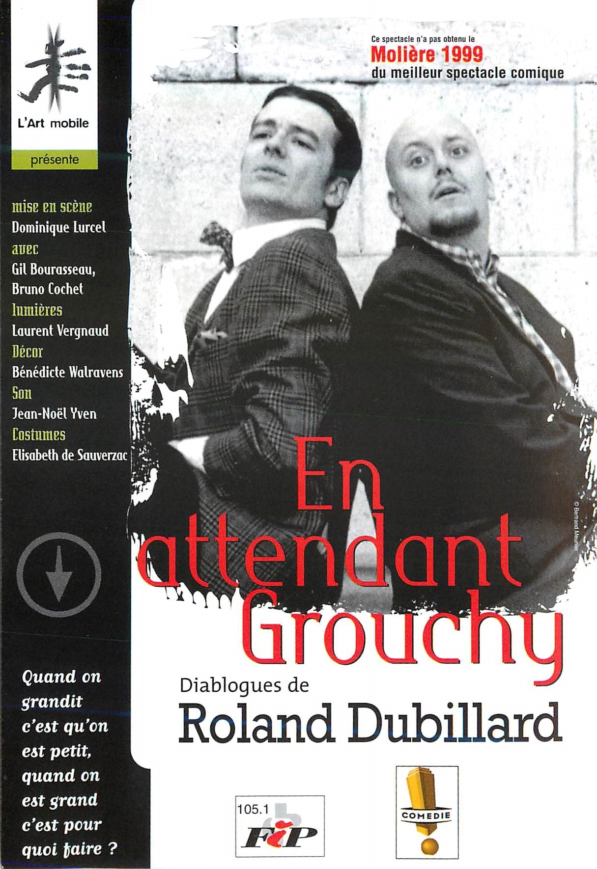 CPM En Attendant Grouchy Diblogues de Roland Dubillard Moliere 1999