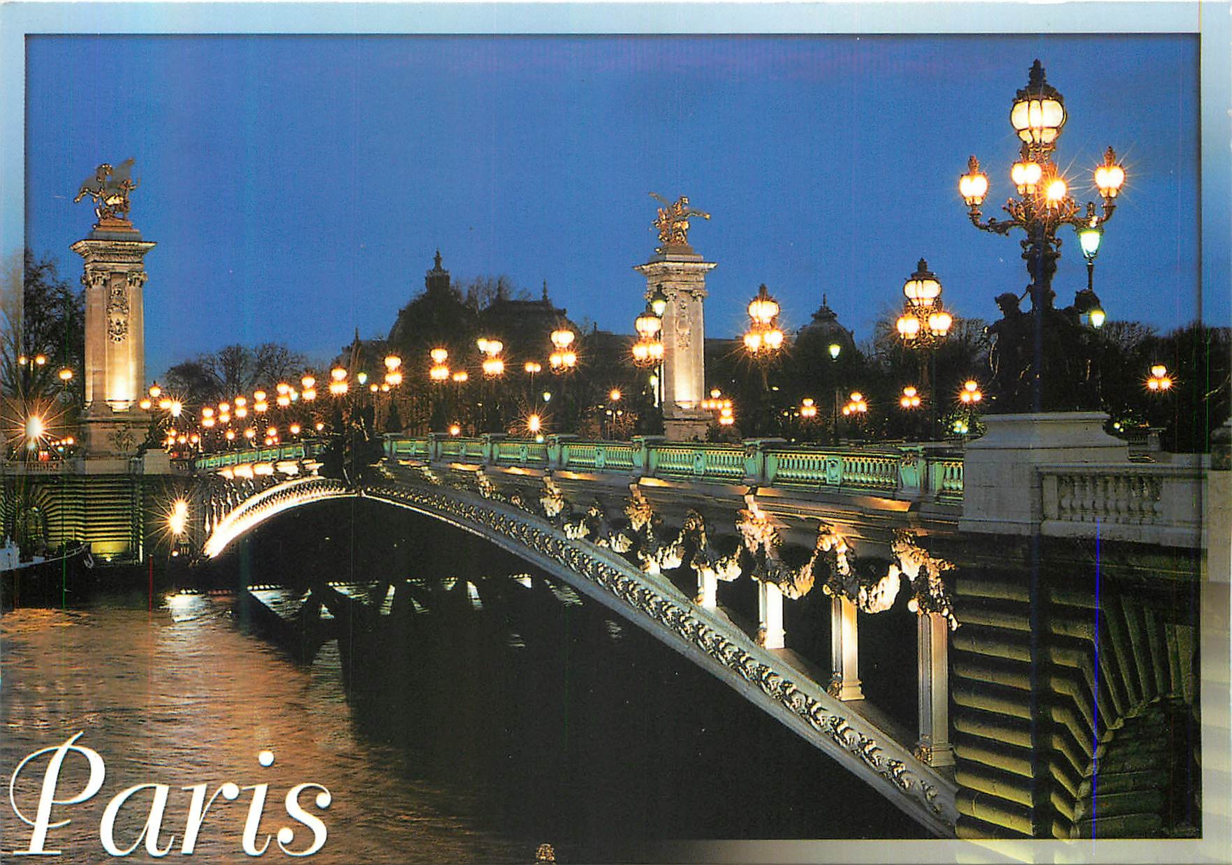 CPM Le Pont Alexandre III (1897 1900) Paris et ses Merveilles Contruit par Jean Resal et Amedee Alby