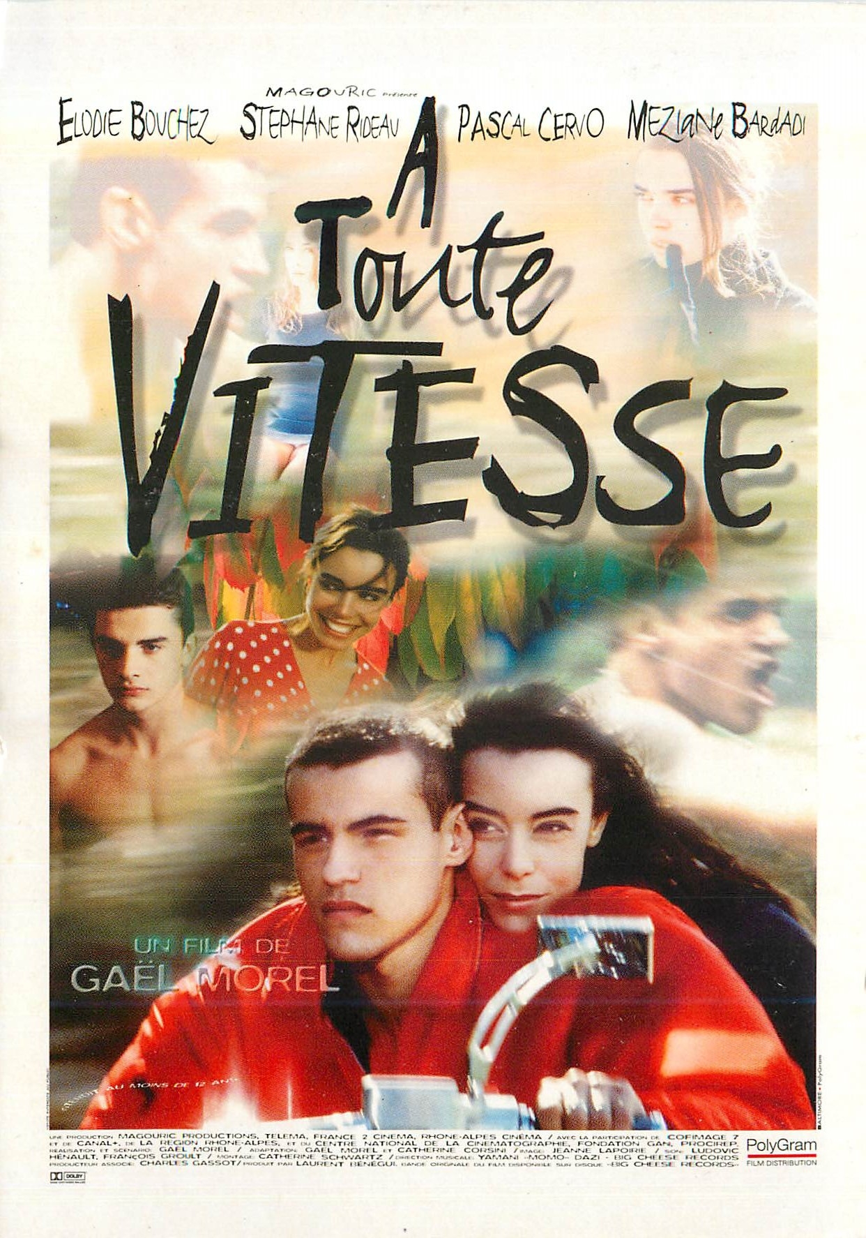 CPM A Toute Vitesse un Film de Gael Morel Elodie Bouchez Stephane Rideau Pascal Cervo Meziane Bardadi