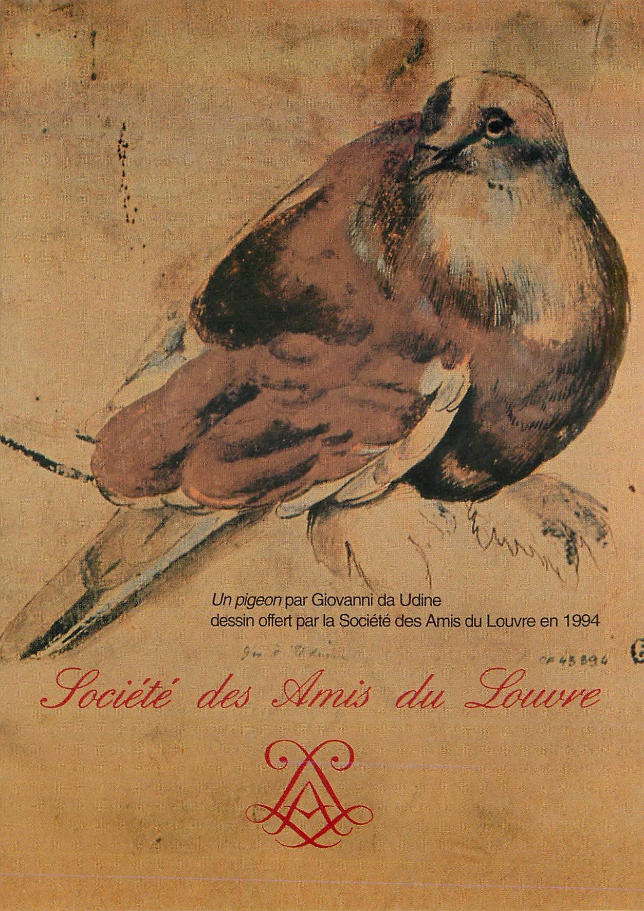 CPM Societe des Amis du Louvre