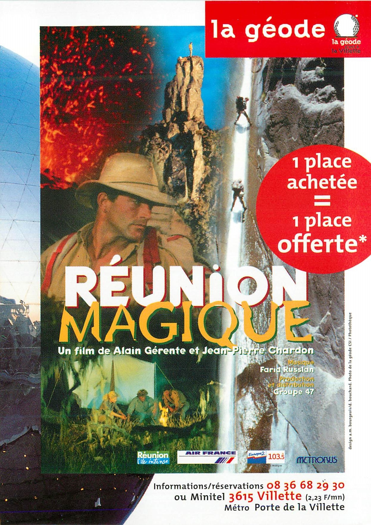 CPM Reunion Magique un Film de Alain Gerente et Jean Pierre Chardon