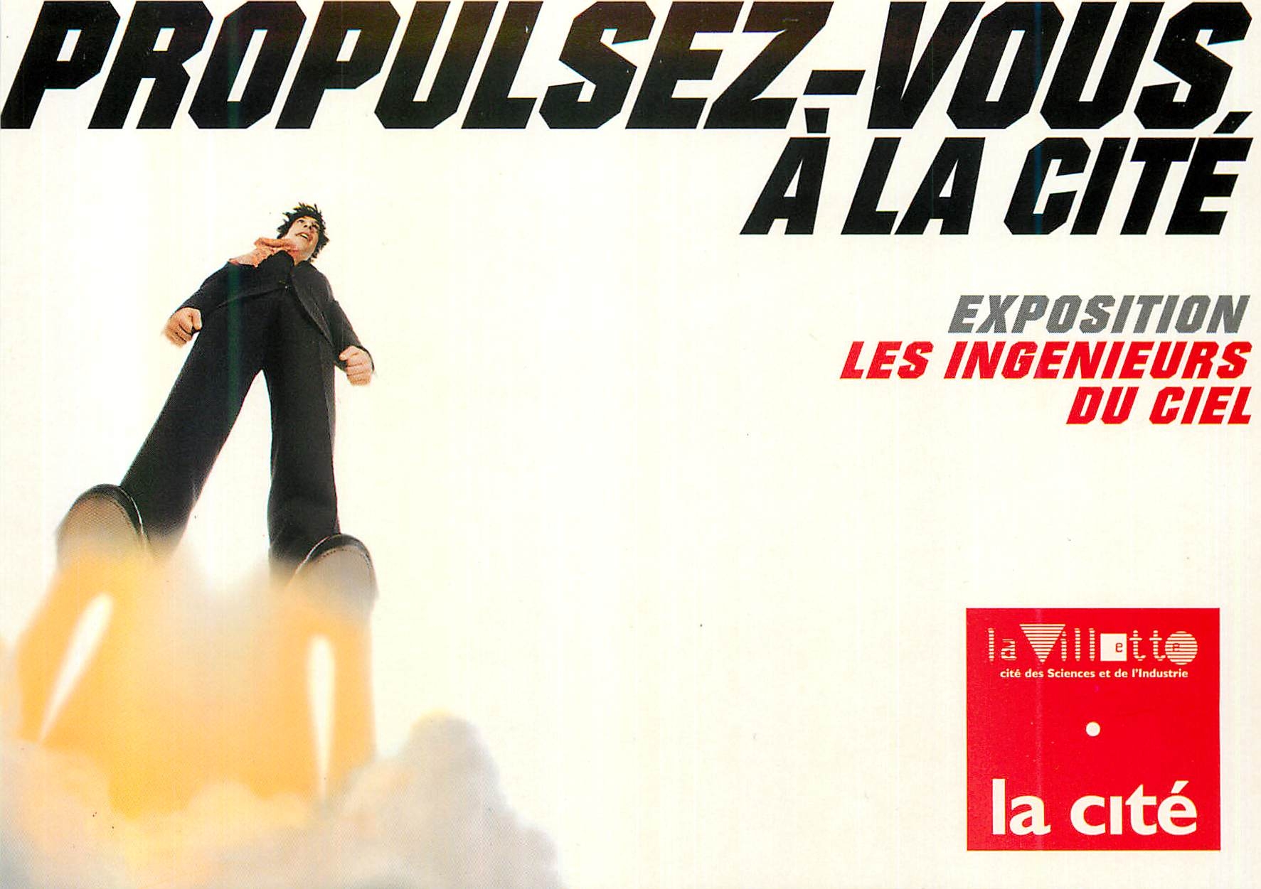 CPM Paris la Villette Exposition les Ingenieurs du Ciel Cite des Sciences et de l'Industrie 