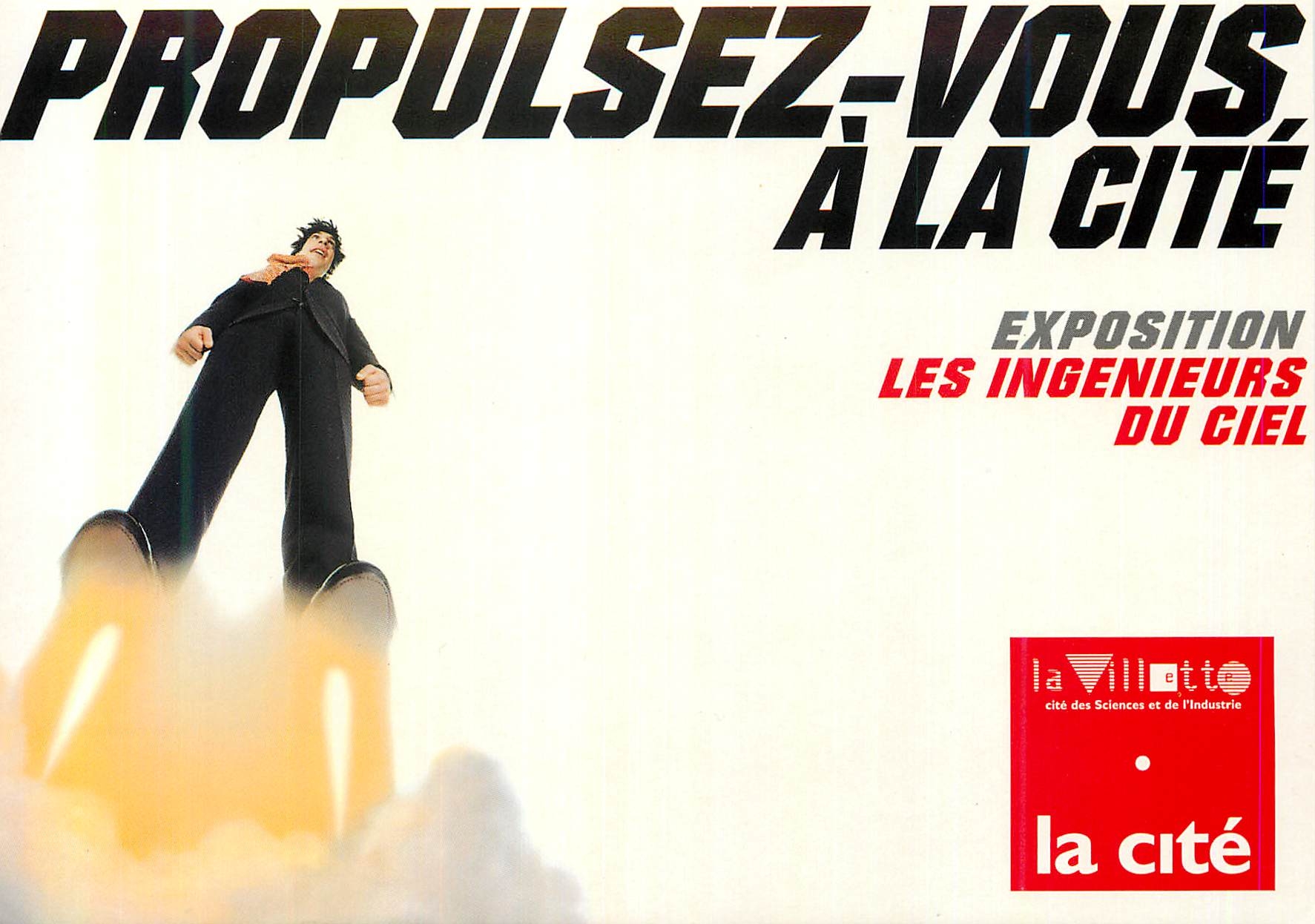 CPM Paris la Villette Exposition les Ingenieurs du Ciel Cite des Sciences et de l'Industrie