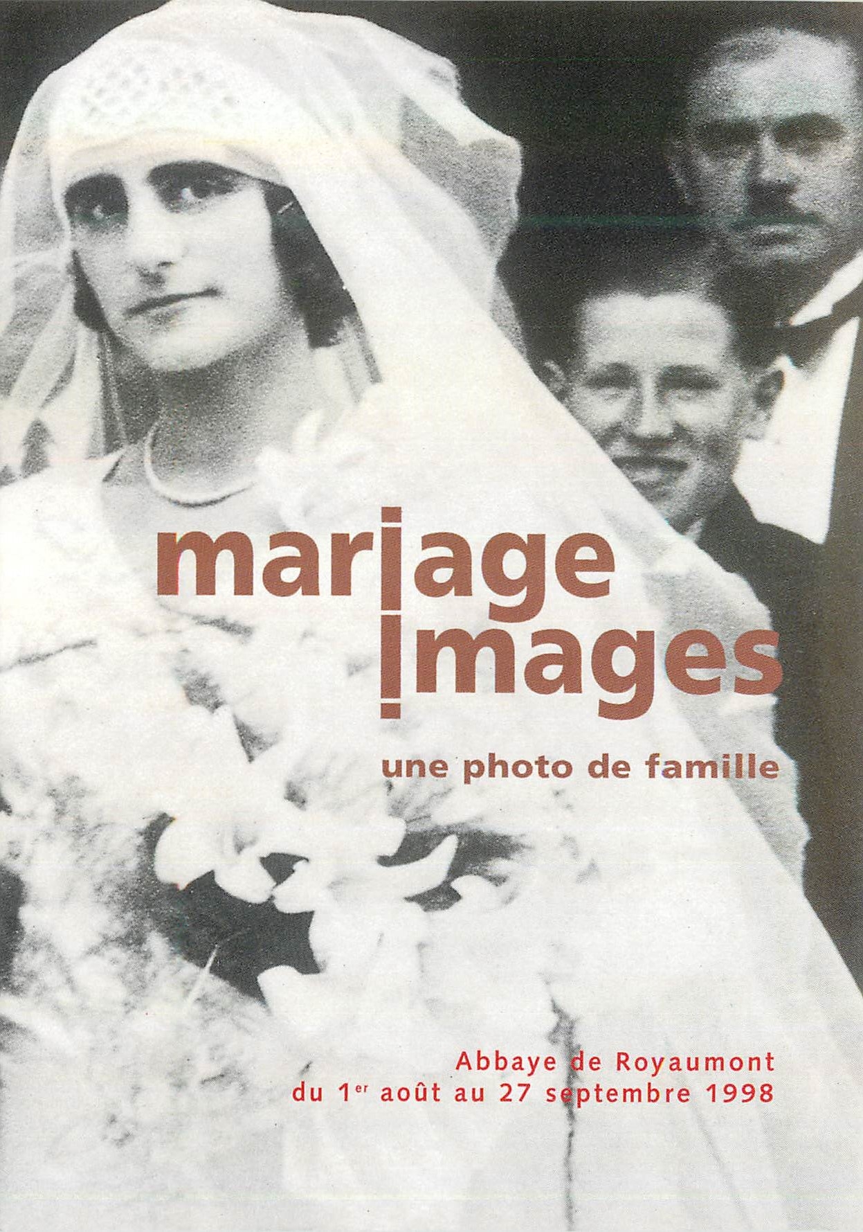 CPM Exposition Mariage Images une Photo de Famille Abbaye de Royaumont