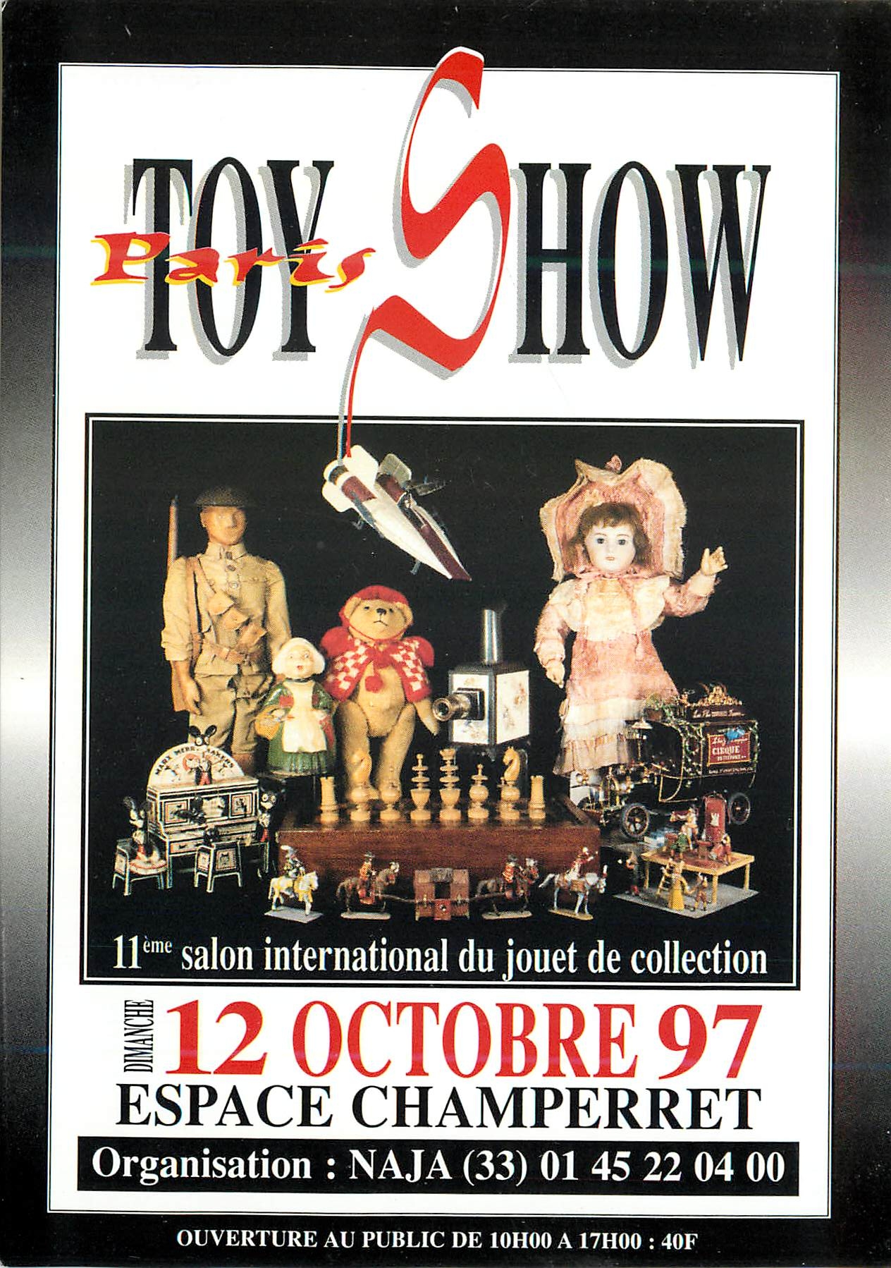 CPM 11eme Salon International du Jouet de Collection Toy Show Paris Espace Champerret Poupee Echec Militaria Star Wars