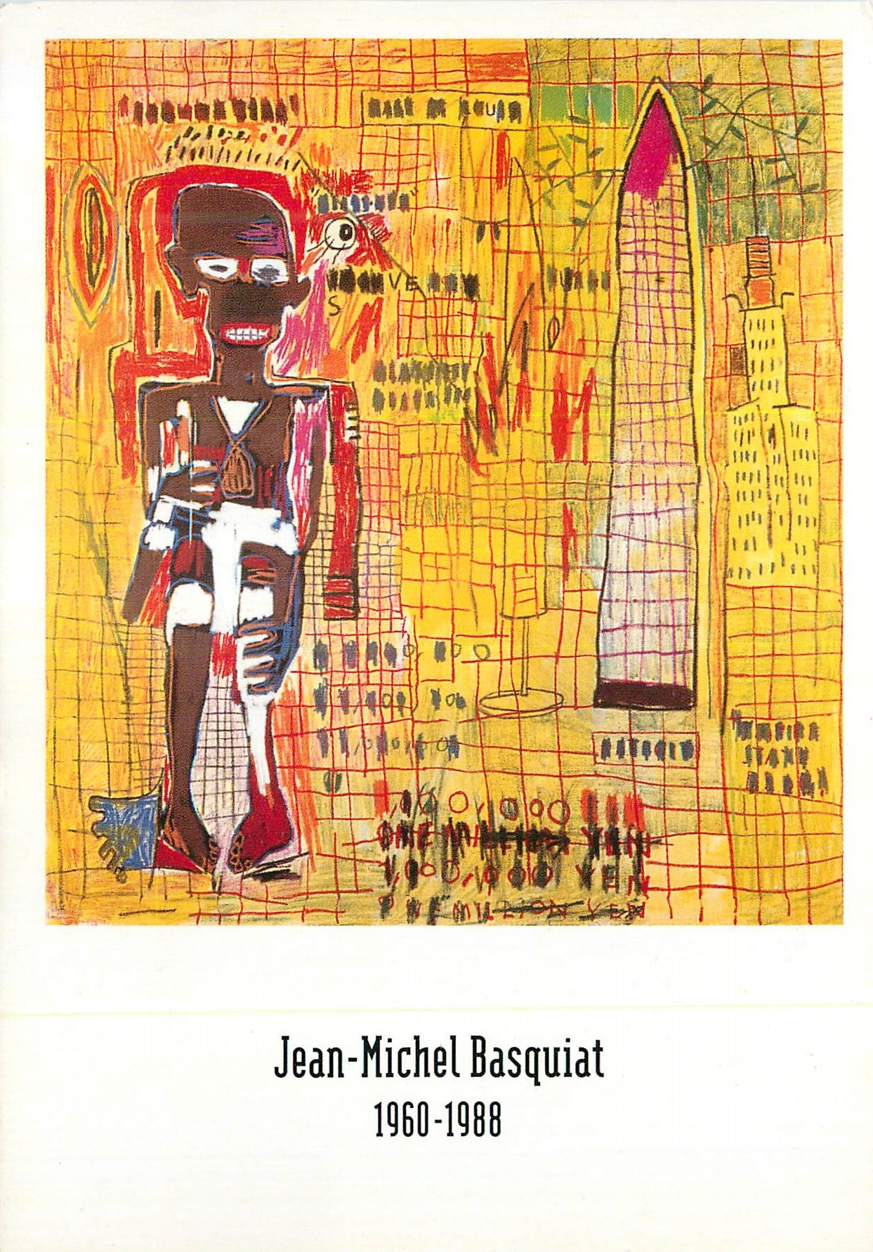 CPM Jean Michel Basquiat Peinture Dessin Ecriture