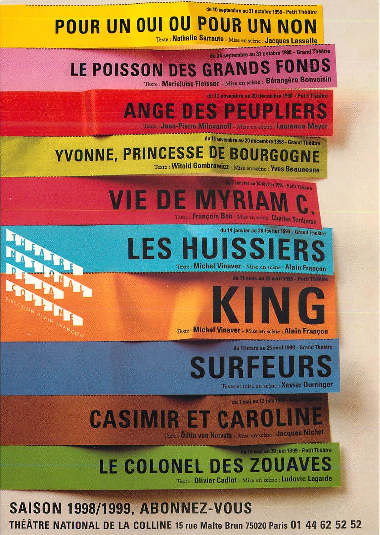 CPM Theatre National de la Colline Rue Malte Brun Paris