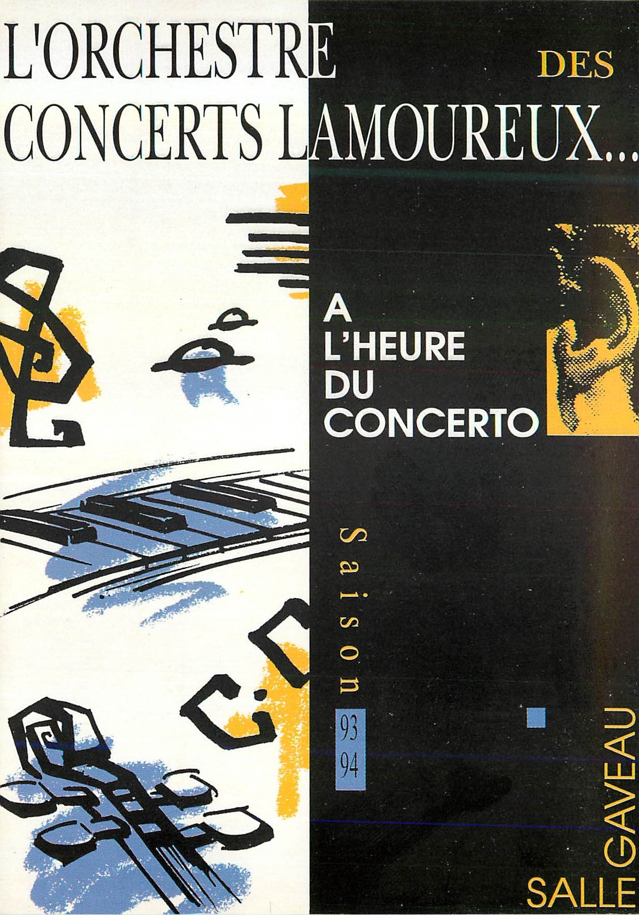 CPM l'Orchestre des Concerts Lamoureux Paris Salle Gaveau