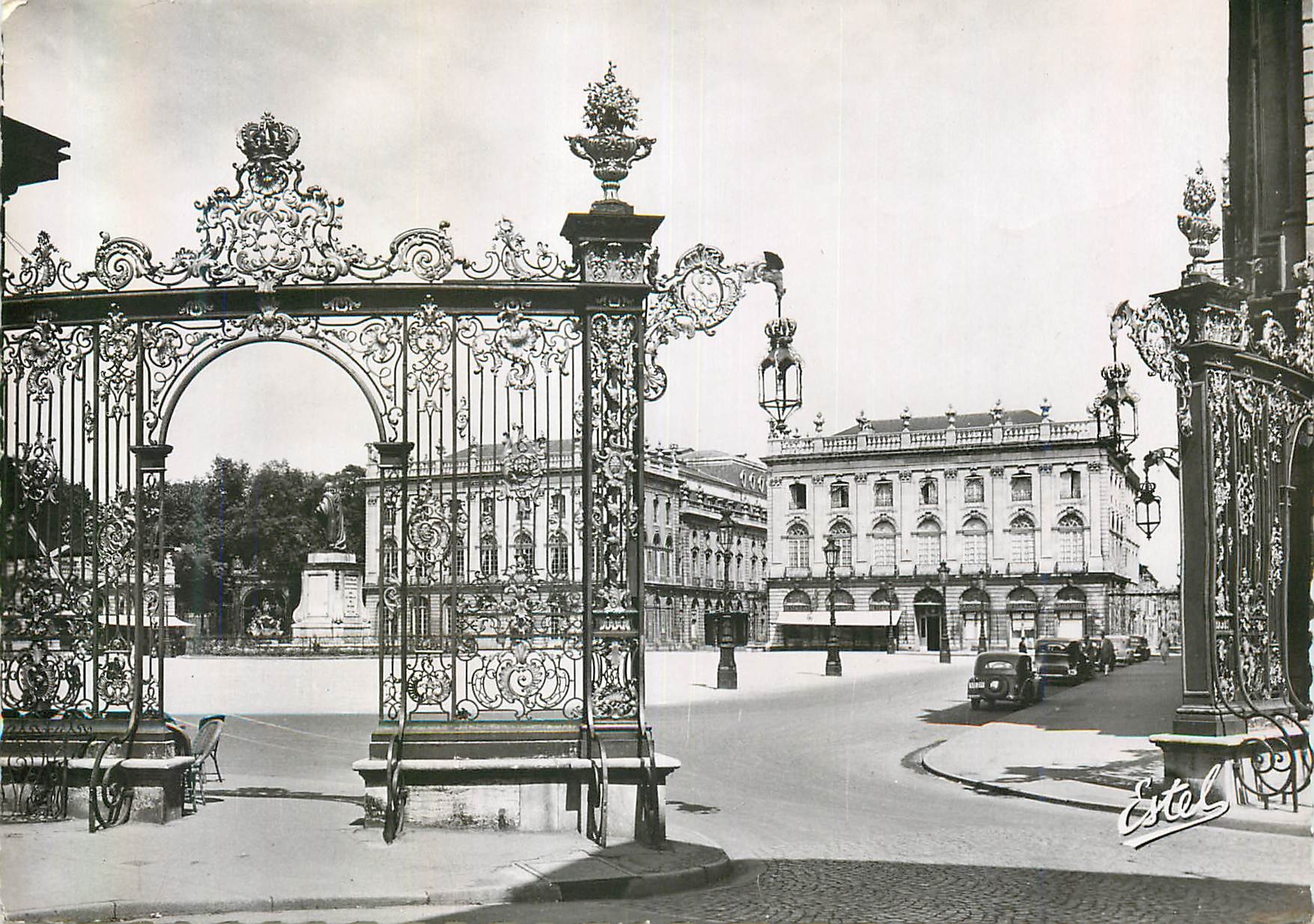 CPM Nancy Place Stanislas Creee en 1756 par Here