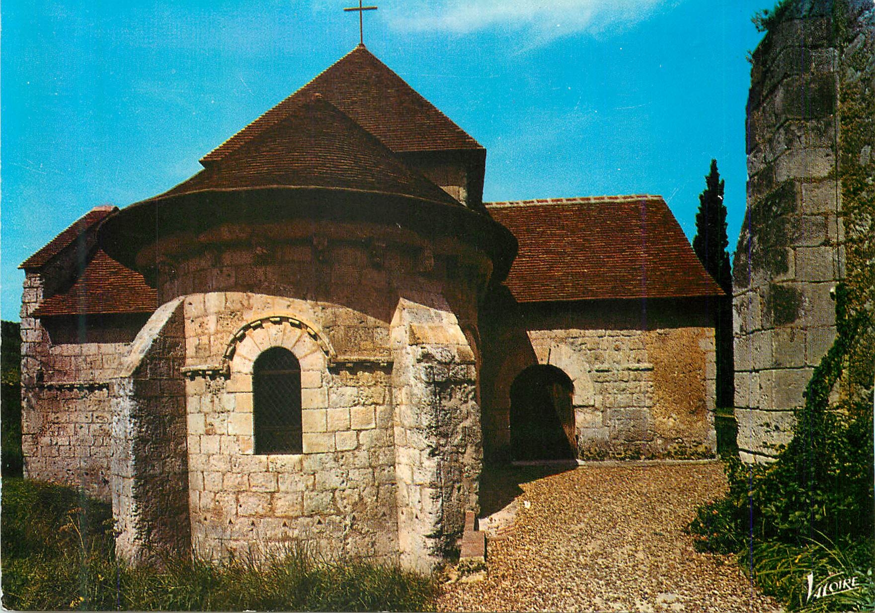 CPM Montoire sur Loir (Loir et Cher) La Vallee du Loir La Chapelle Saint Gilles L'Abside Principale
