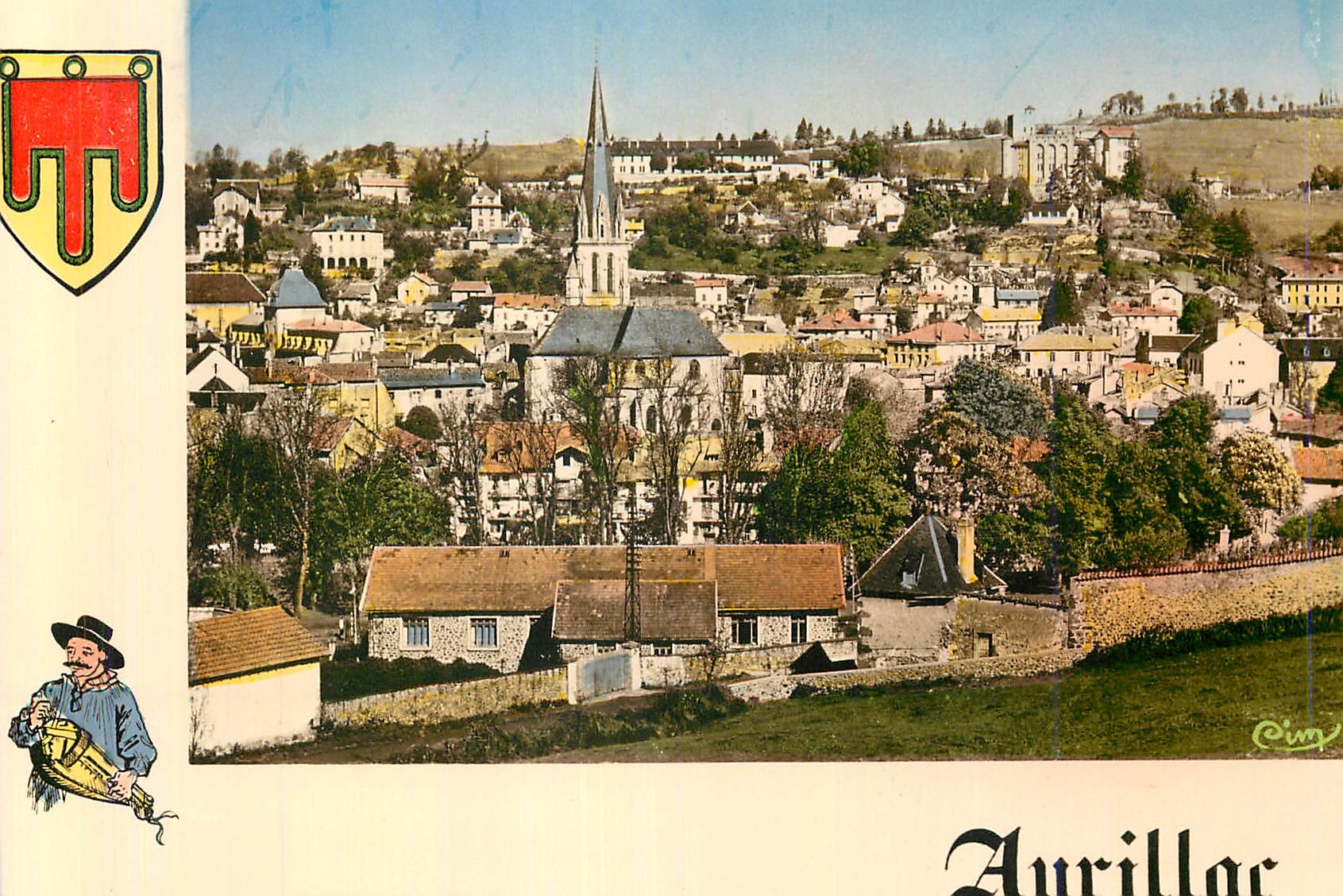 CPA Aurillac Vue Generale