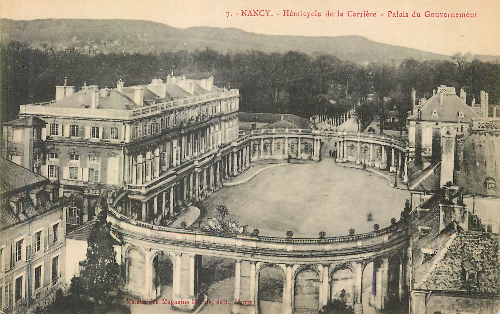 CPA Nancy Heraicycle del a Carriere Palais du Gouvernement